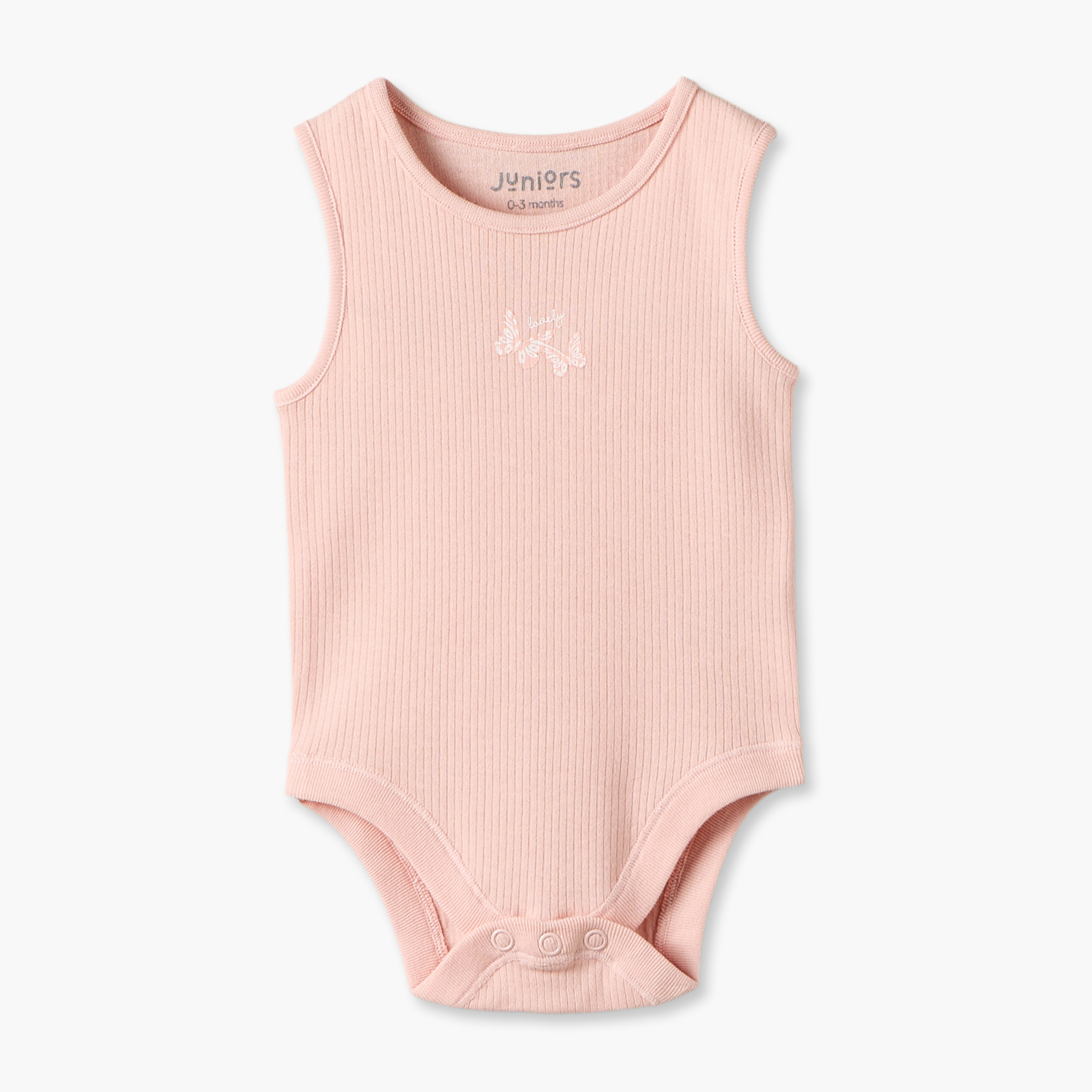 Pack of 7 Juniors Cotton Crew Neck Sleeveless Bodysuit with Floral Print-baby-girls-clothing-bodysuits-image-3