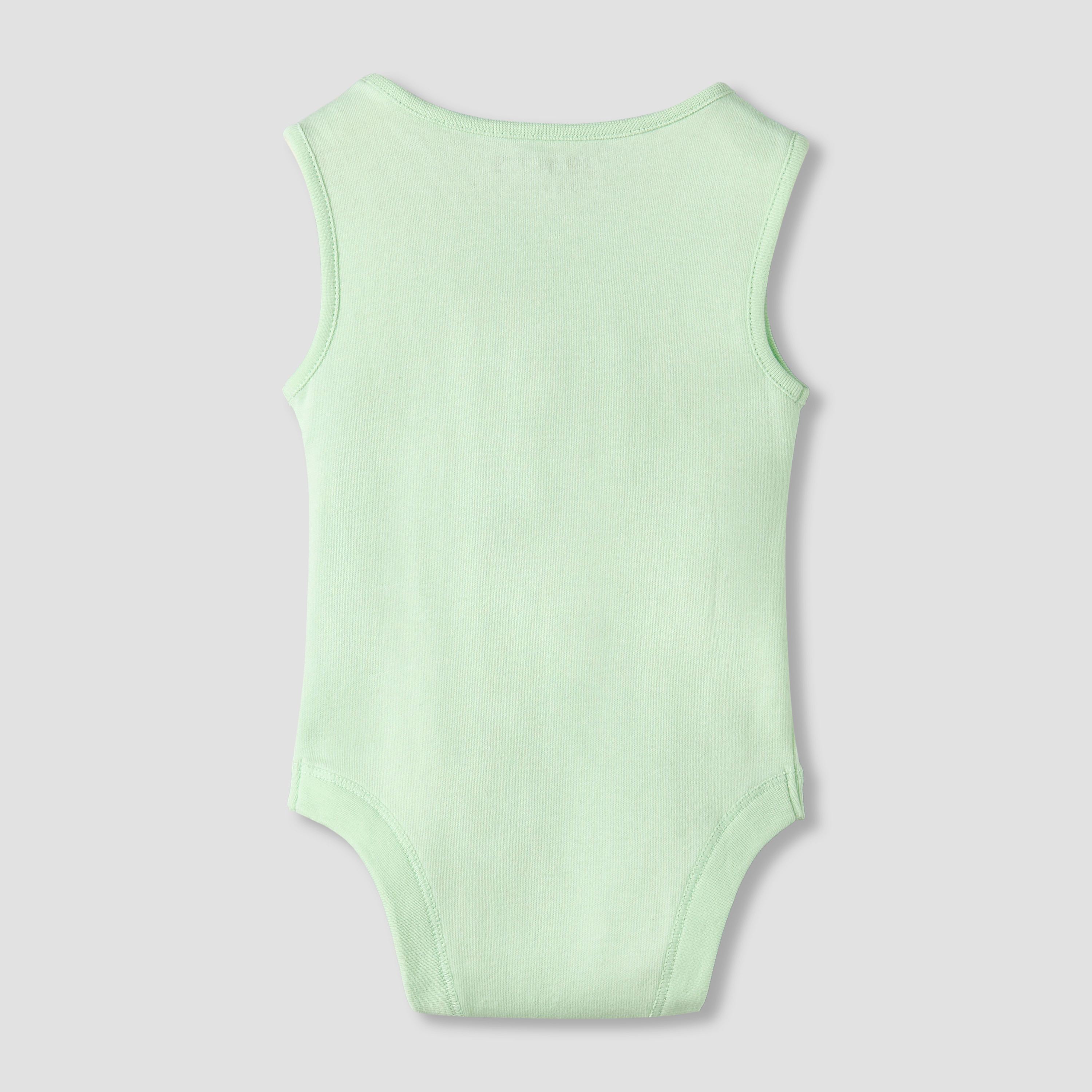 Pack of 7 Juniors Crew Neck Sleeveless Bodysuit with Snap Button Closure-baby-boys-clothing-bodysuits-image-10
