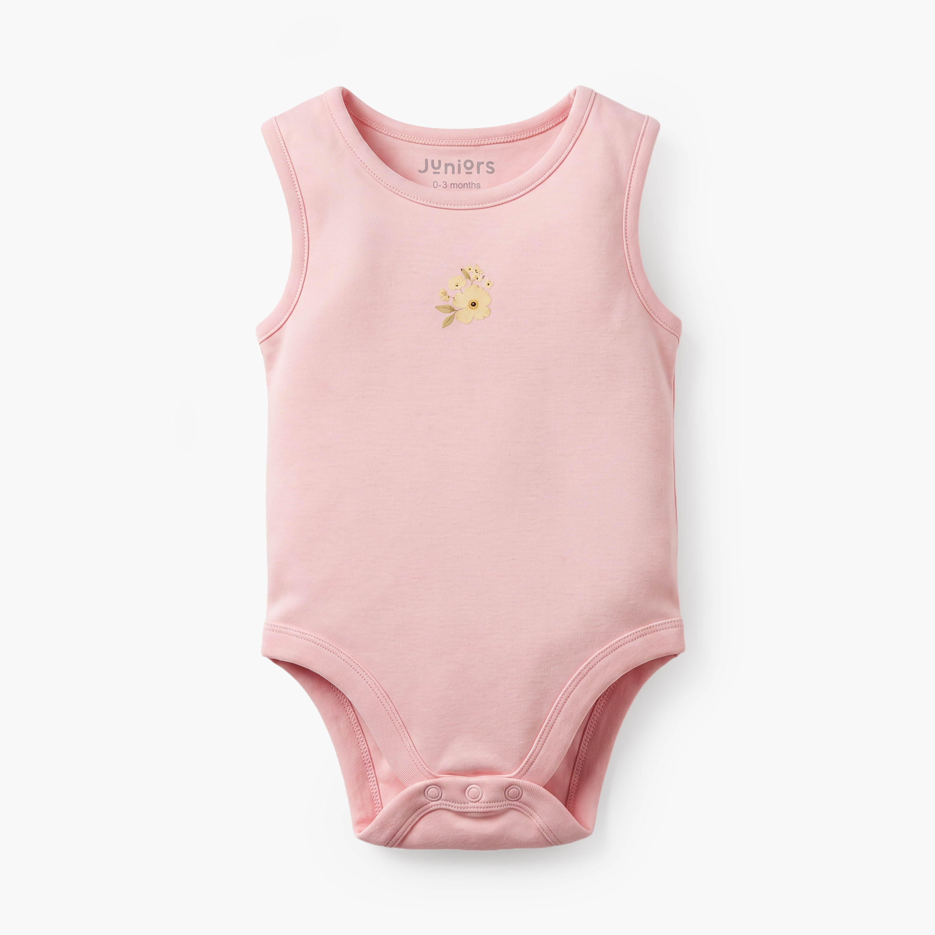 Pack of 7 Juniors Cotton Crew Neck Sleeveless Bodysuit with Floral Print-baby-girls-clothing-bodysuits-image-8