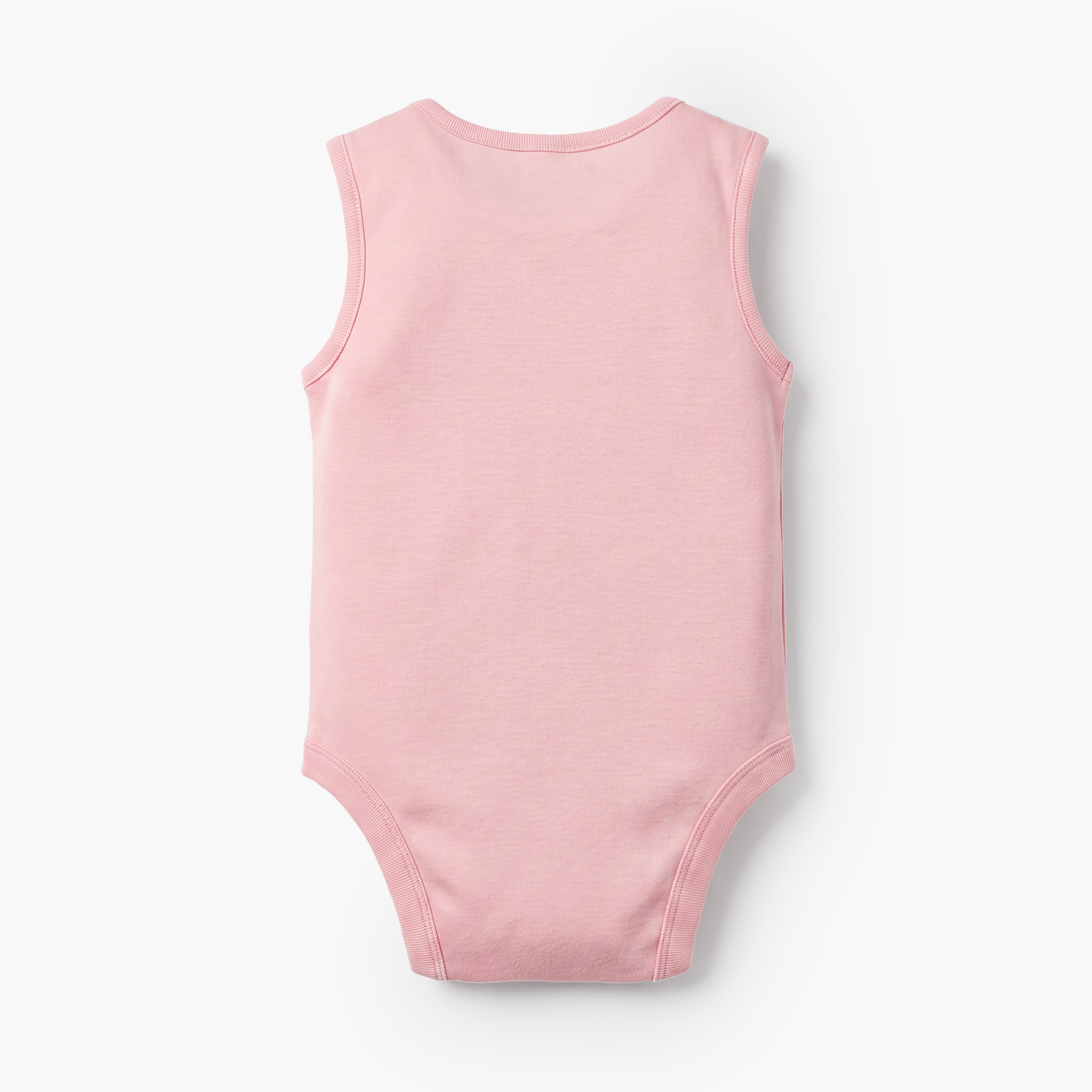 Pack of 7 Juniors Cotton Crew Neck Sleeveless Bodysuit with Floral Print-baby-girls-clothing-bodysuits-image-9