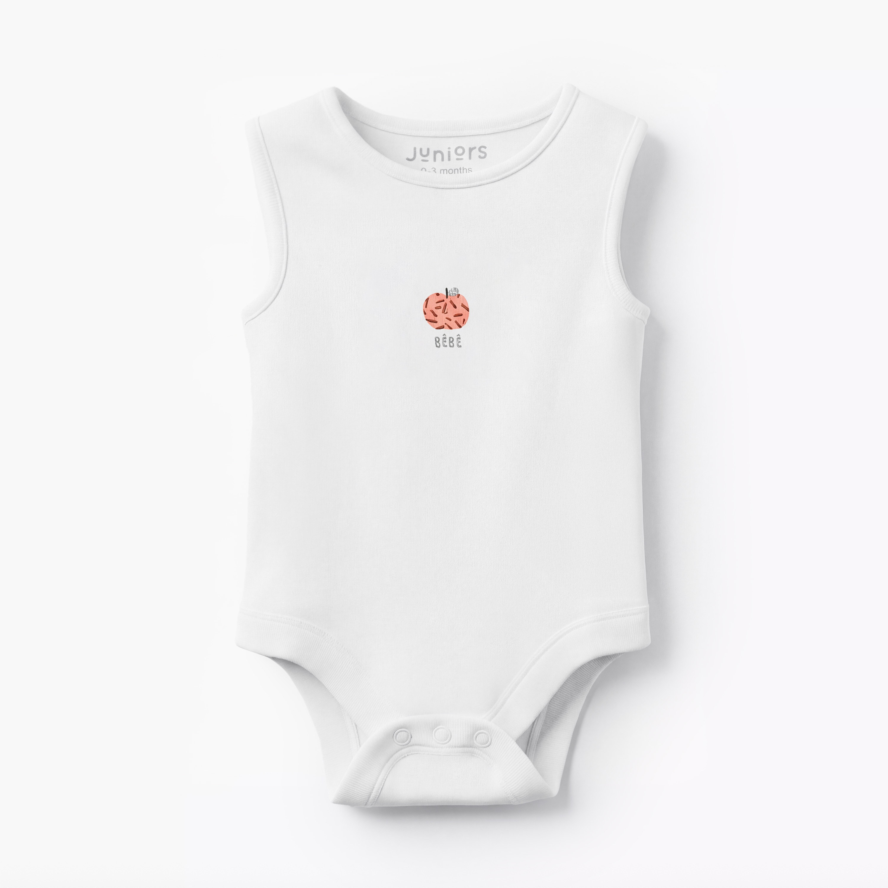 Pack of 7 Juniors Round Neck Sleeveless Bodysuit with Snap Button Closure-baby-boys-clothing-bodysuits-image-7