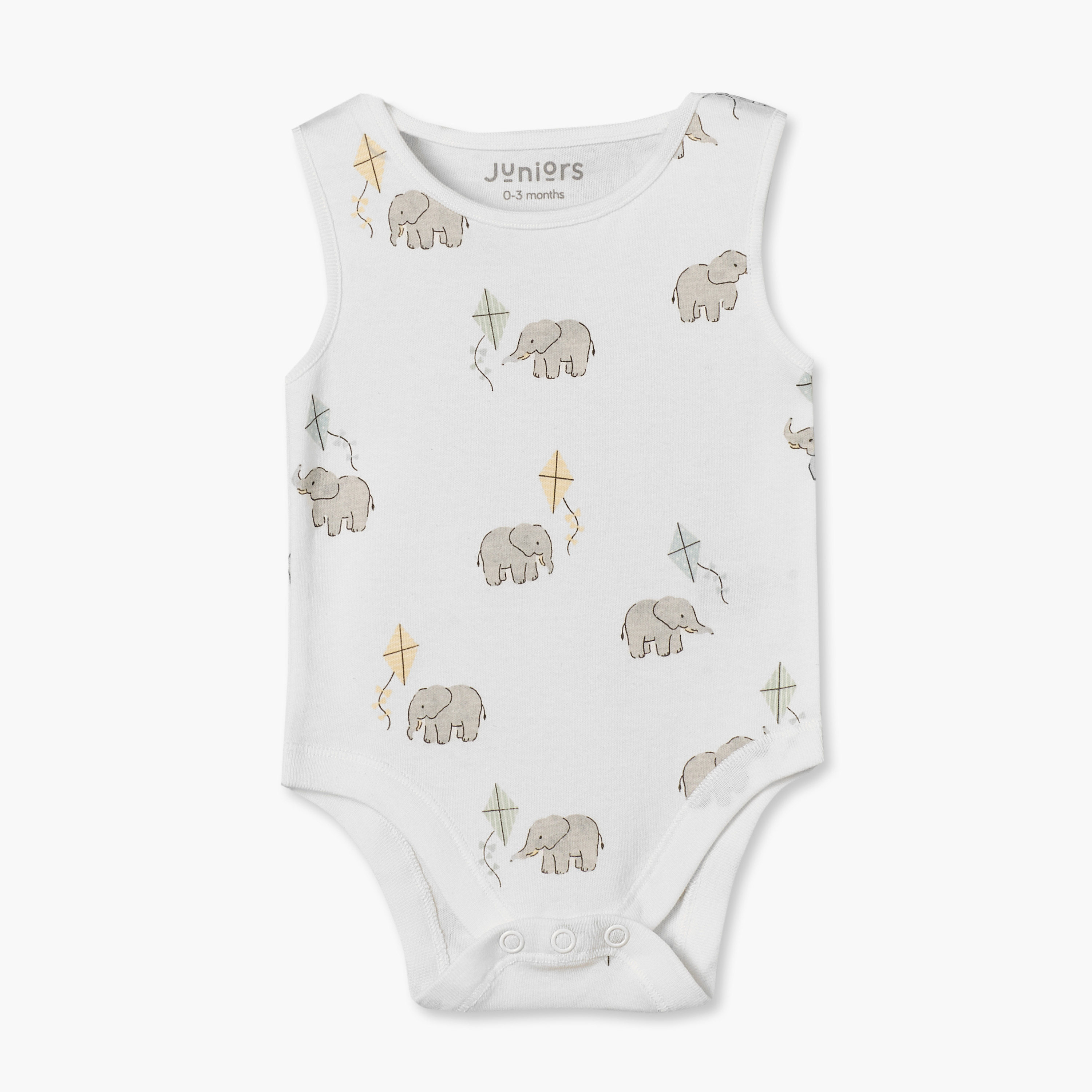 Pack of 7 Juniors Crew Neck Sleeveless Bodysuit with Assorted Print-baby-boys-clothing-bodysuits-image-4