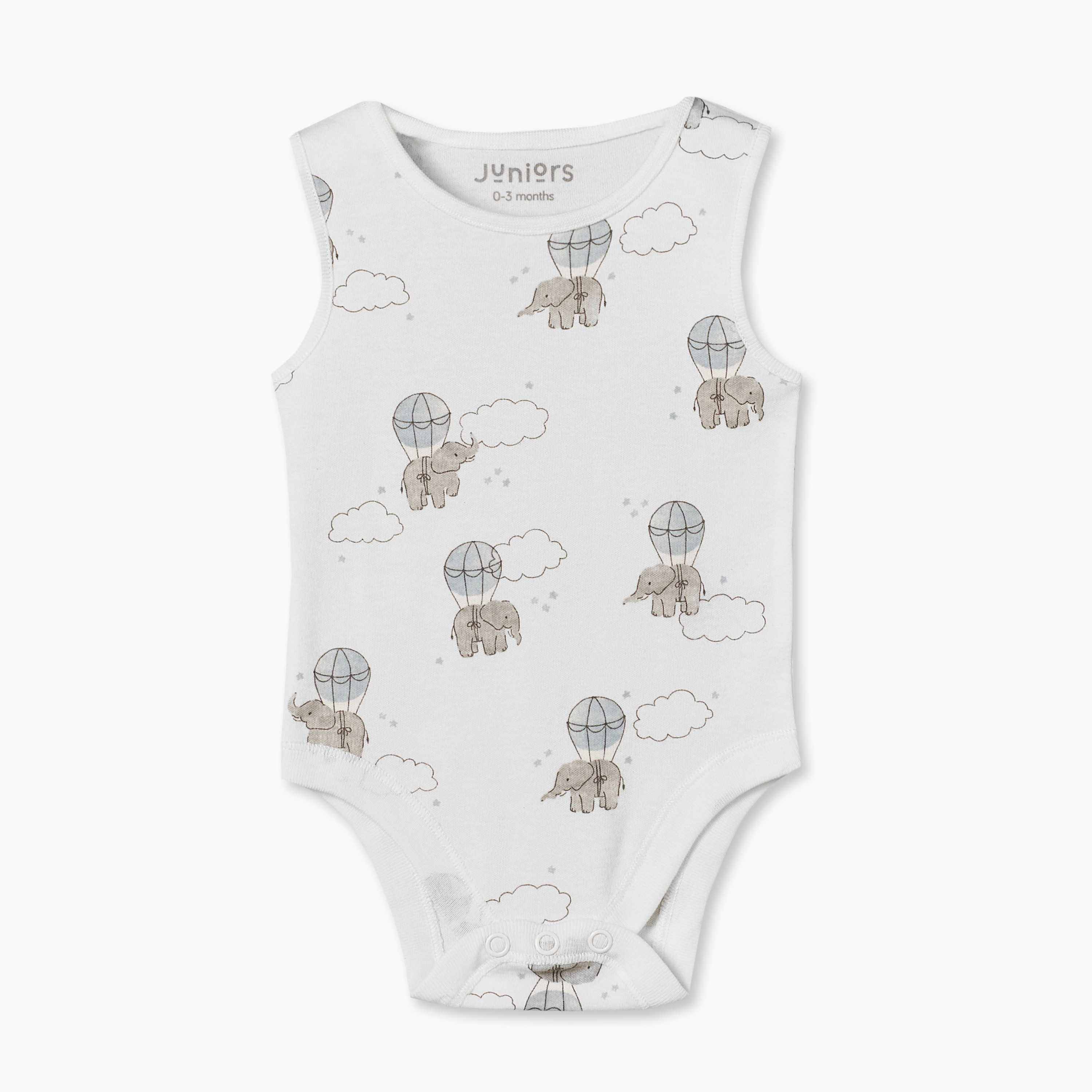 Pack of 7 Juniors Crew Neck Sleeveless Bodysuit with Assorted Print-baby-boys-clothing-bodysuits-image-5