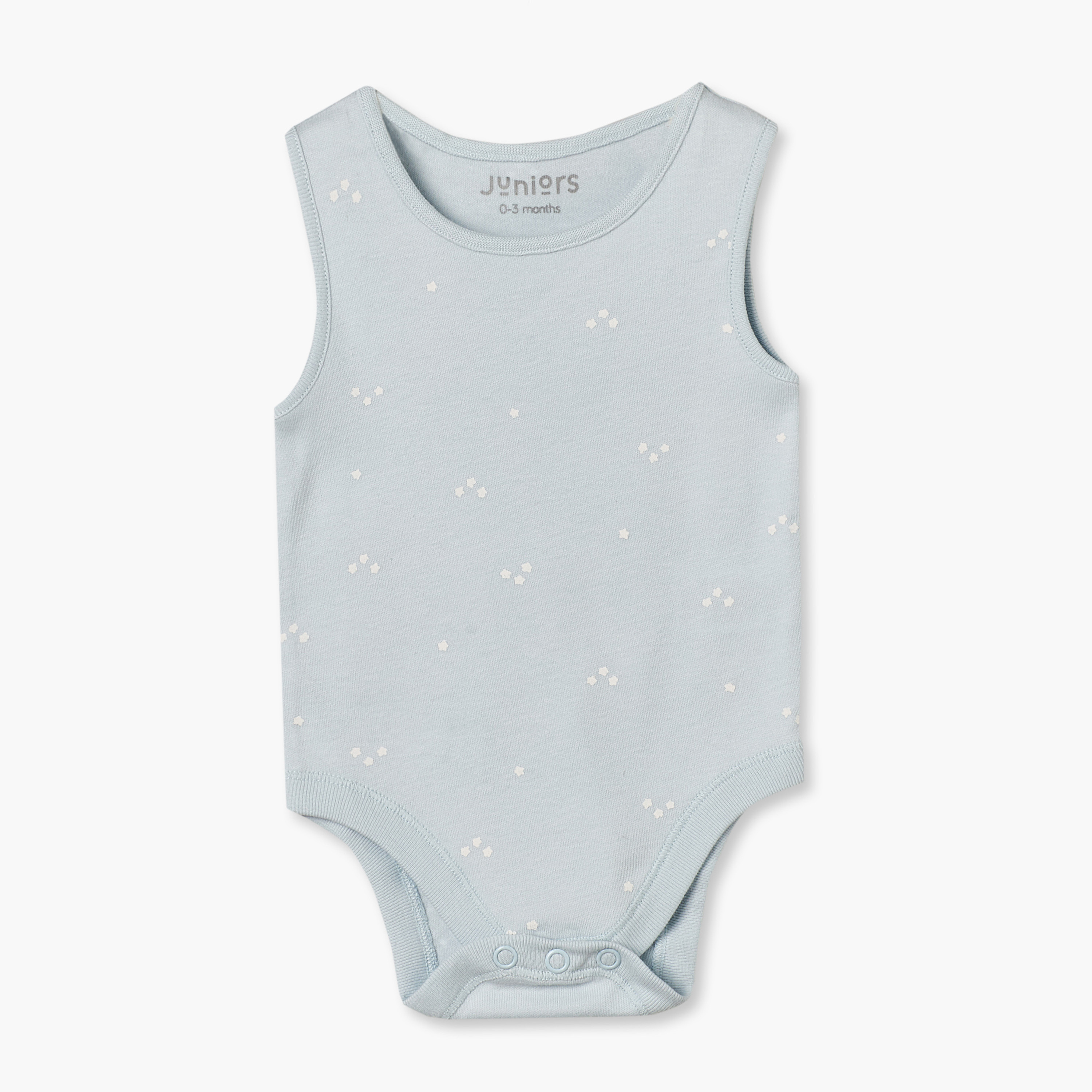 Pack of 7 Juniors Crew Neck Sleeveless Bodysuit with Assorted Print-baby-boys-clothing-bodysuits-image-8