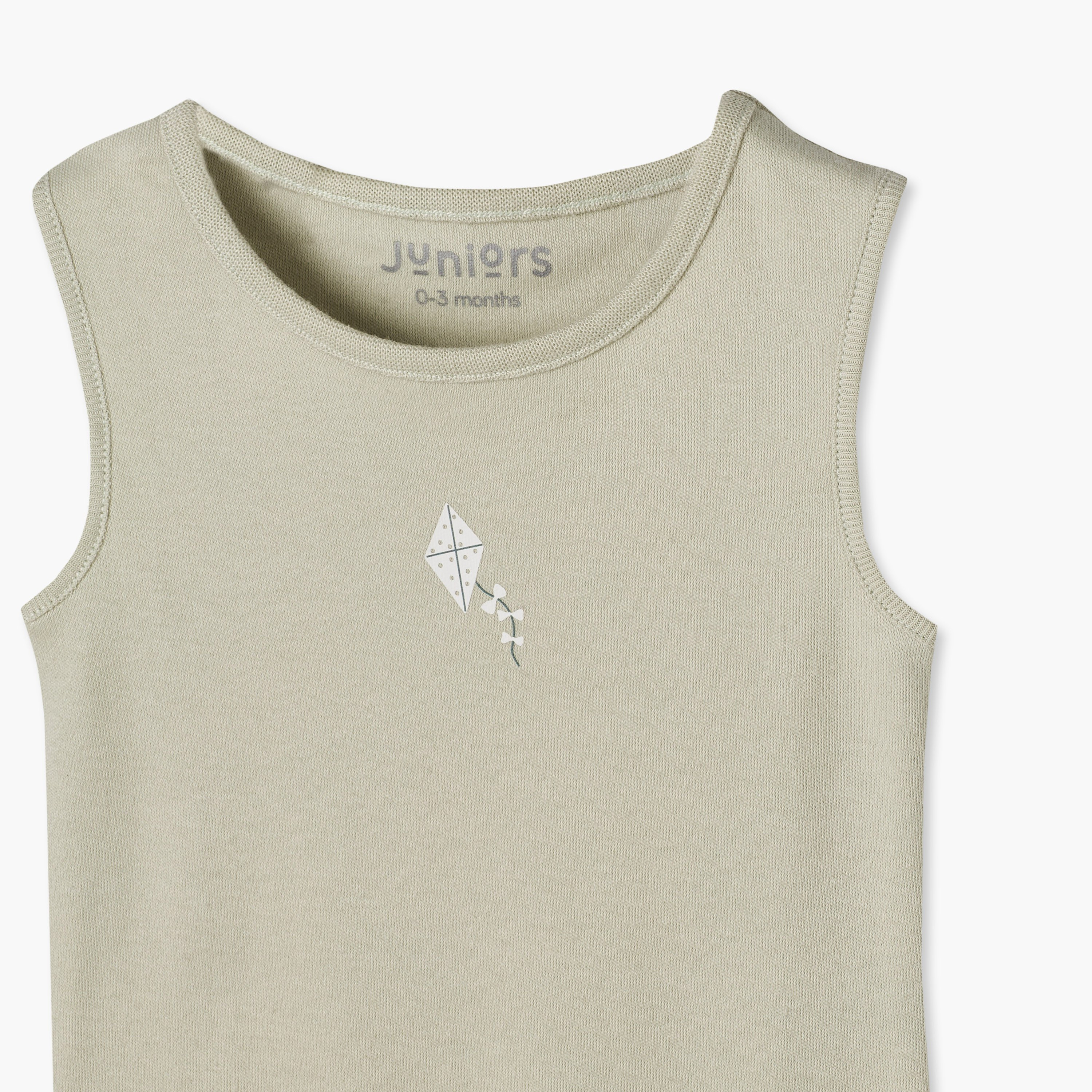 Pack of 7 Juniors Crew Neck Sleeveless Bodysuit with Assorted Print-baby-boys-clothing-bodysuits-image-11