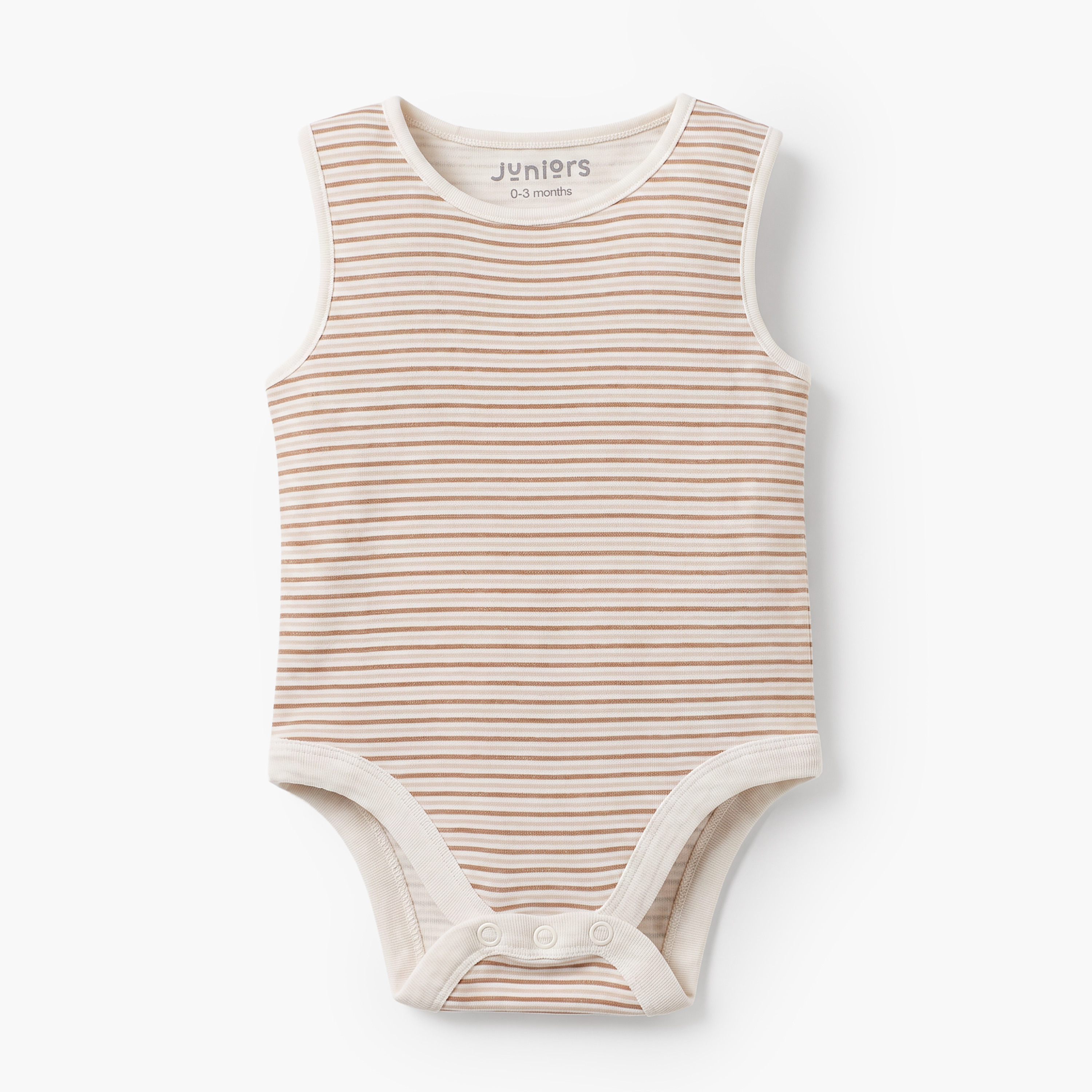 Pack of 7 Juniors Crew Neck Sleeveless Bodysuit with Assorted Print-baby-boys-clothing-bodysuits-image-2