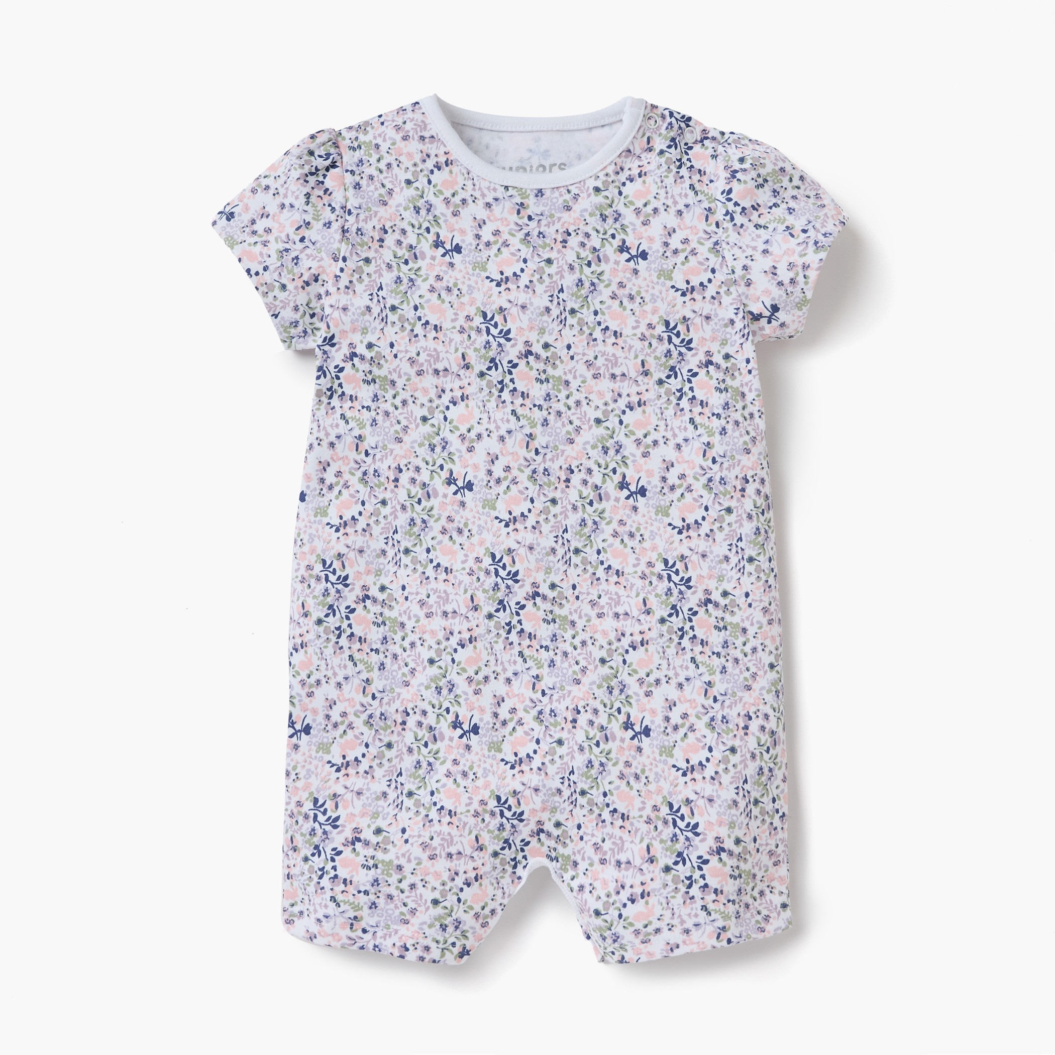 أفرولات بطبعات وأكمام قصيرة من جونيورز - طقم من قطعتين-baby-girls-clothing-rompers-image-3