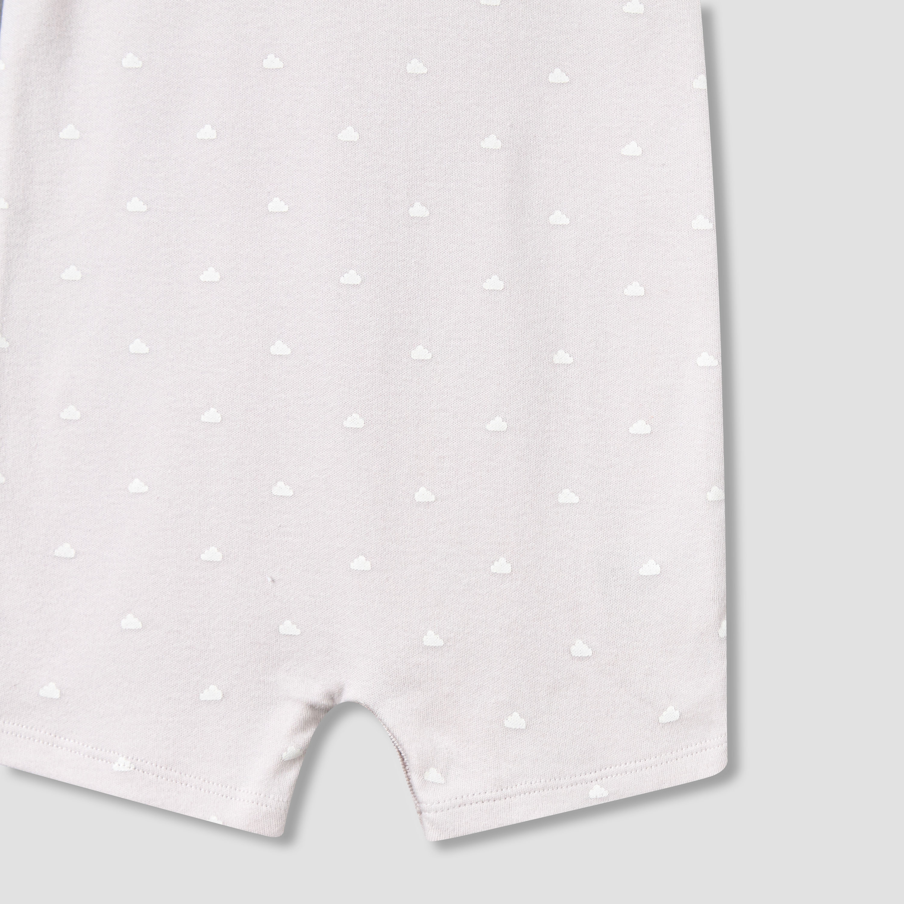 Pack of 2 Juniors Round Neck Short Sleeves Romper with Print-baby-girls-clothing-rompers-image-5