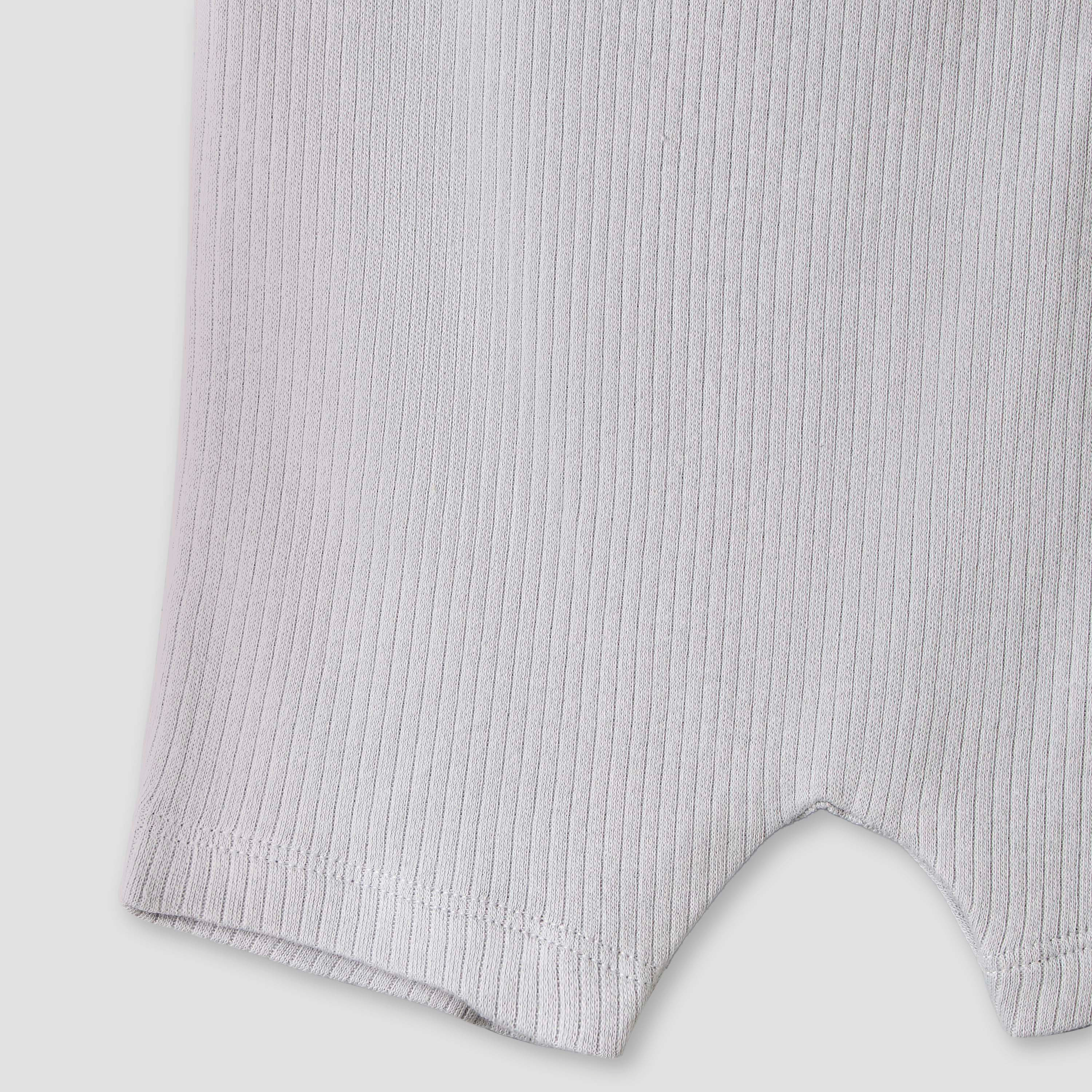 Pack of 2 Juniors Round Neck Short Sleeve Romper with Snap Button Closure-baby-boys-clothing-rompers-image-6