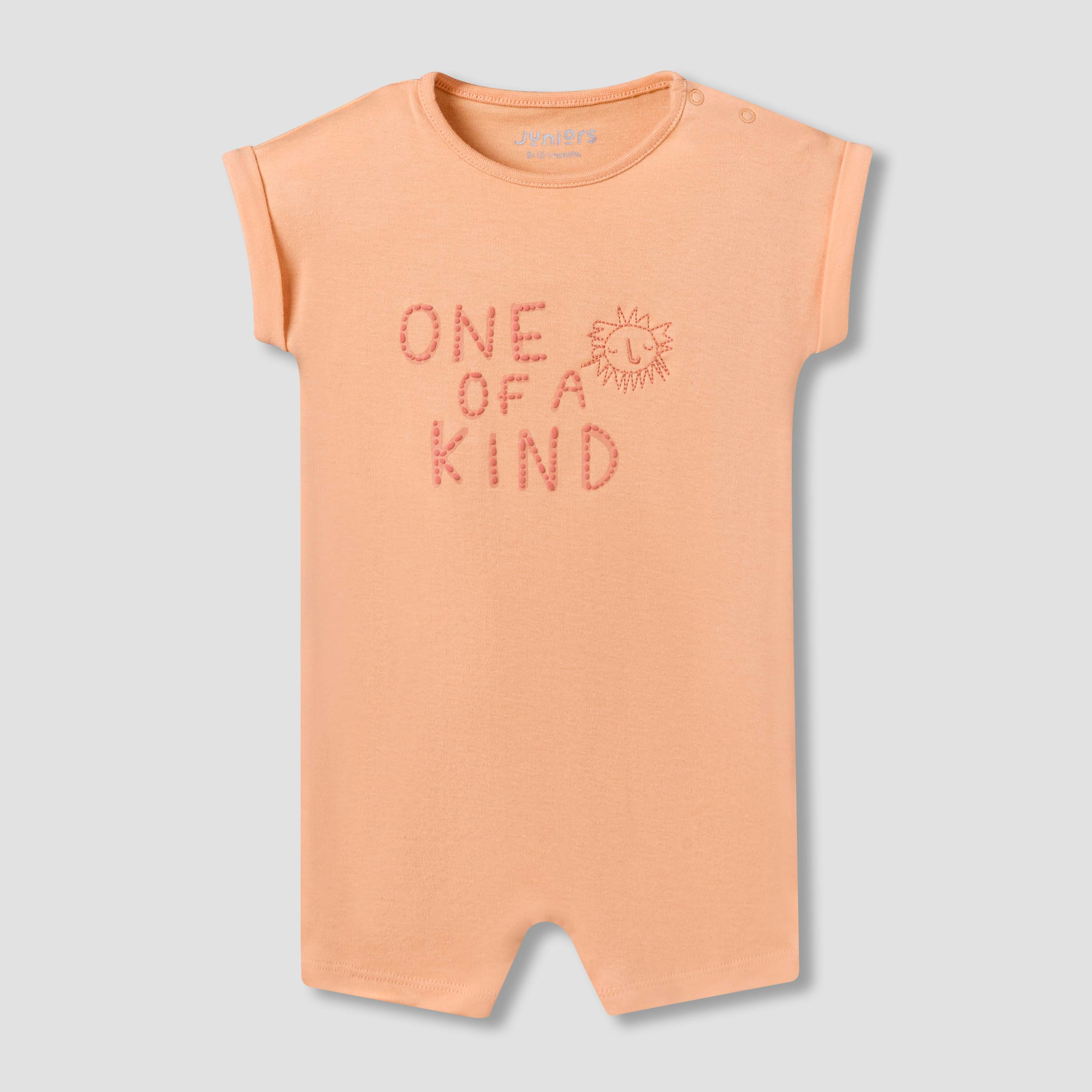 Pack of 2 Juniors Round Neck Short Sleeves Romper with Print-baby-boys-clothing-rompers-image-3