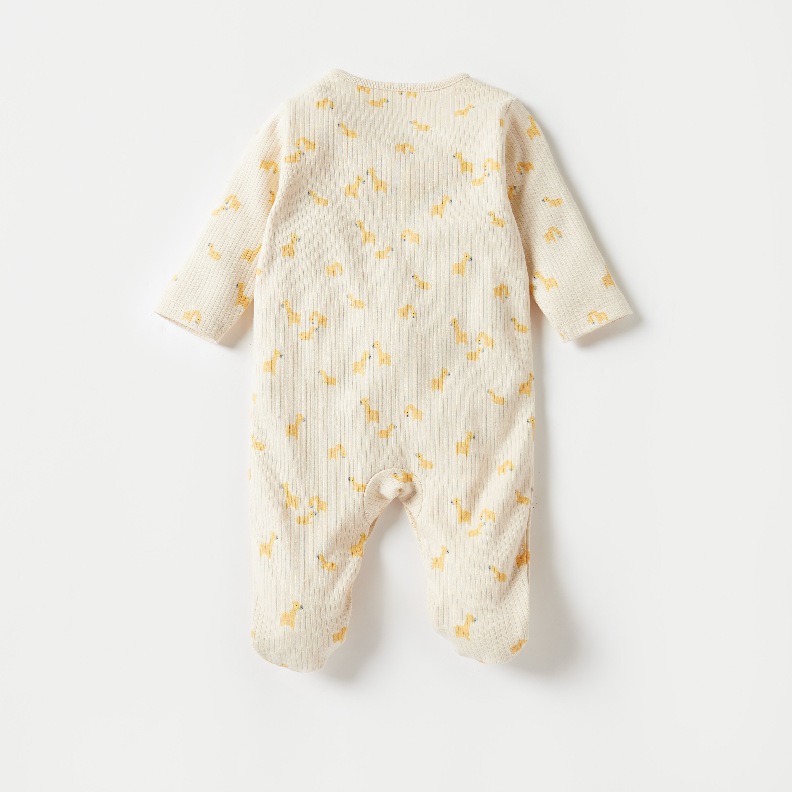 Juniors All-Over Giraffe Print Sleepsuit-baby-boys-clothing-nightwear-sleepsuits-image-4