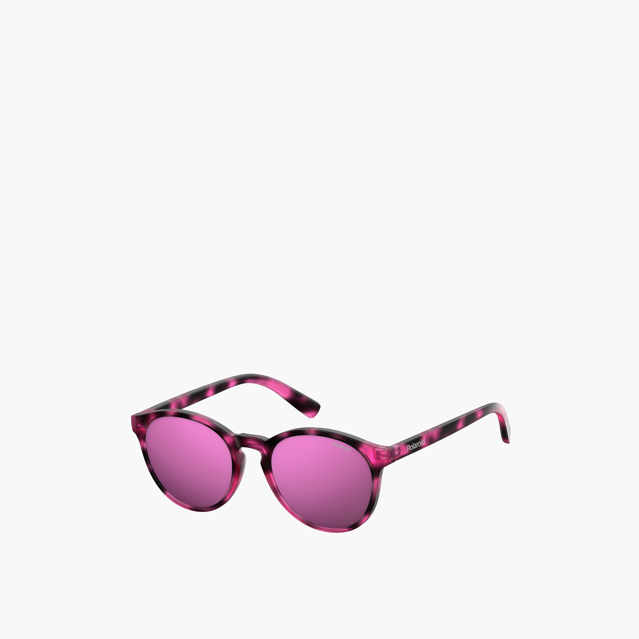 Oval shop pink sunglasses