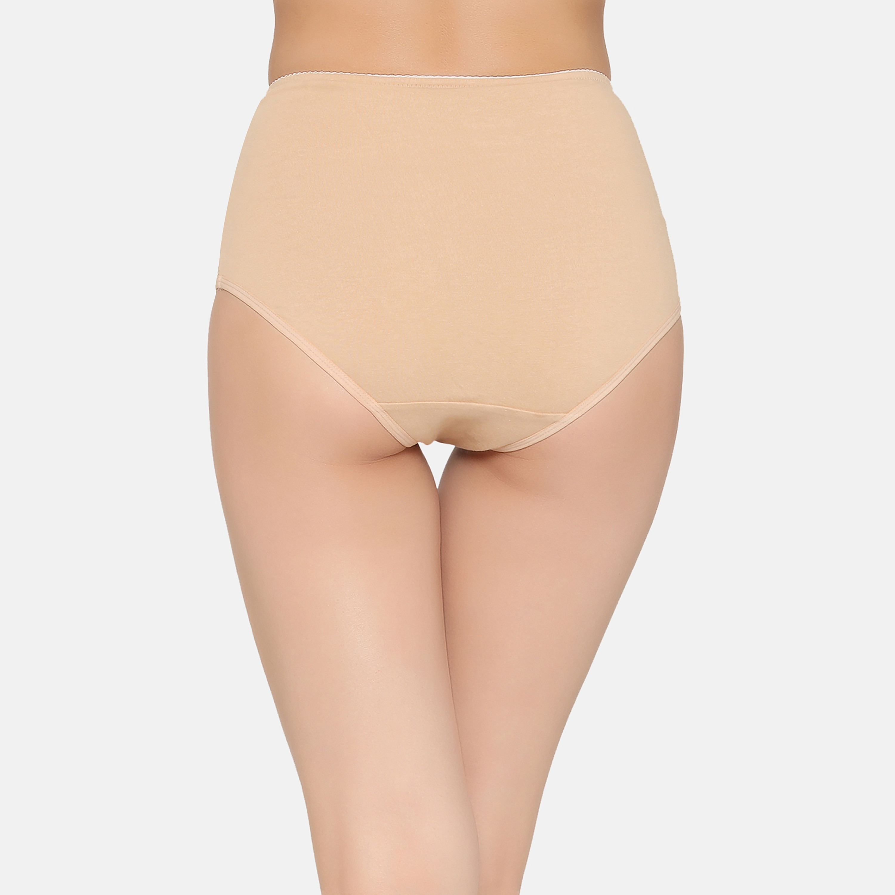 سروال داخلي هيبستر نسائي بخصر مرتفع مع أجزاء من الدانتيل من كلوفيا - قطن-women-clothing-lingerie-panties-image-9