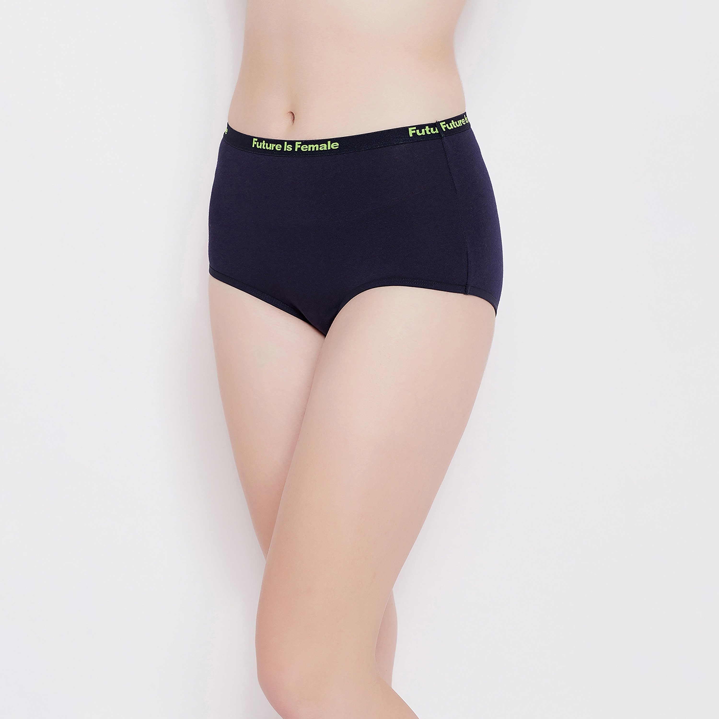 Clovia Cotton High Waist Women's Hipster Panty with Printed Waistband-women-clothing-lingerie-panties-image-2