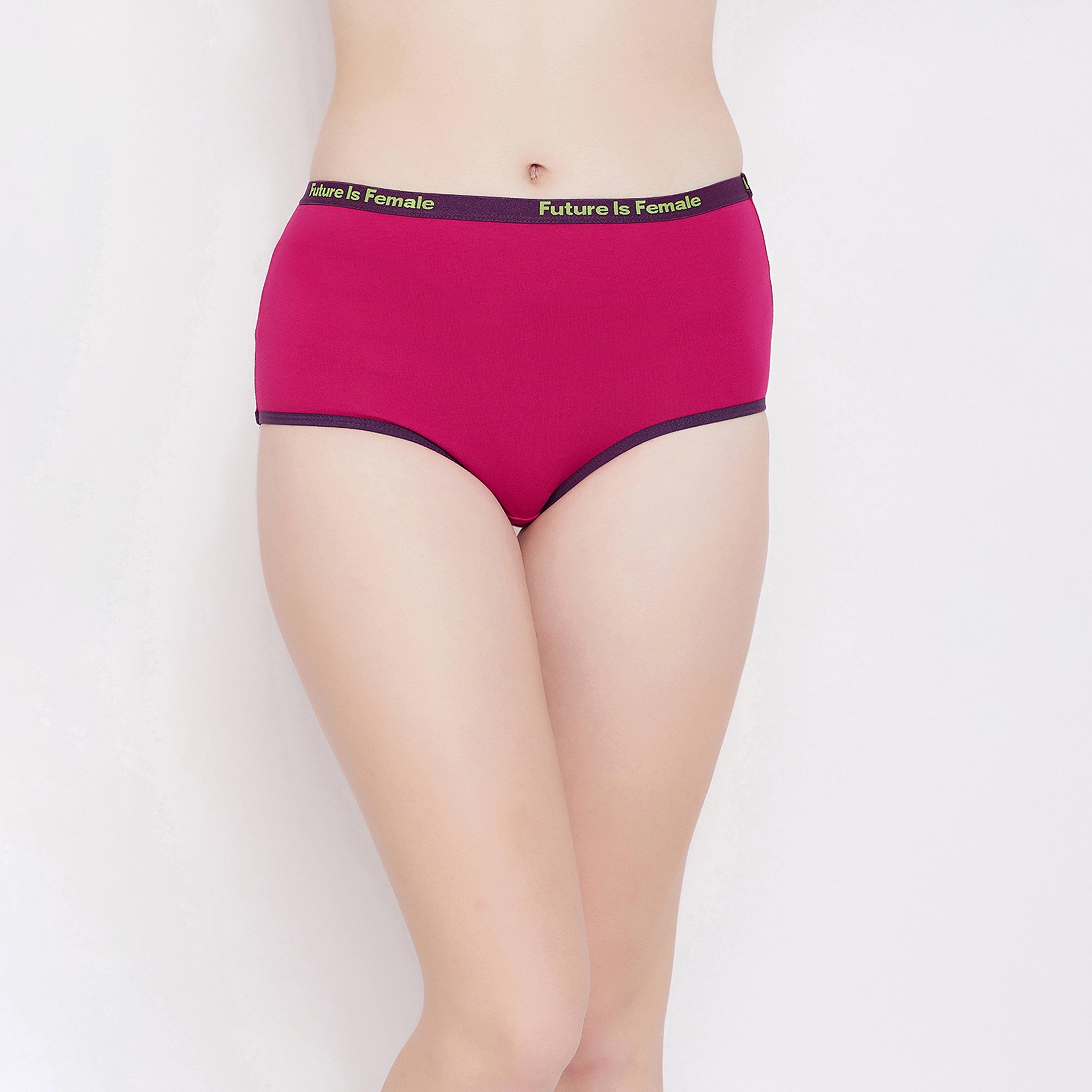 Clovia Cotton High Waist Women's Hipster Panty with Printed Waistband-women-clothing-lingerie-panties-image-6