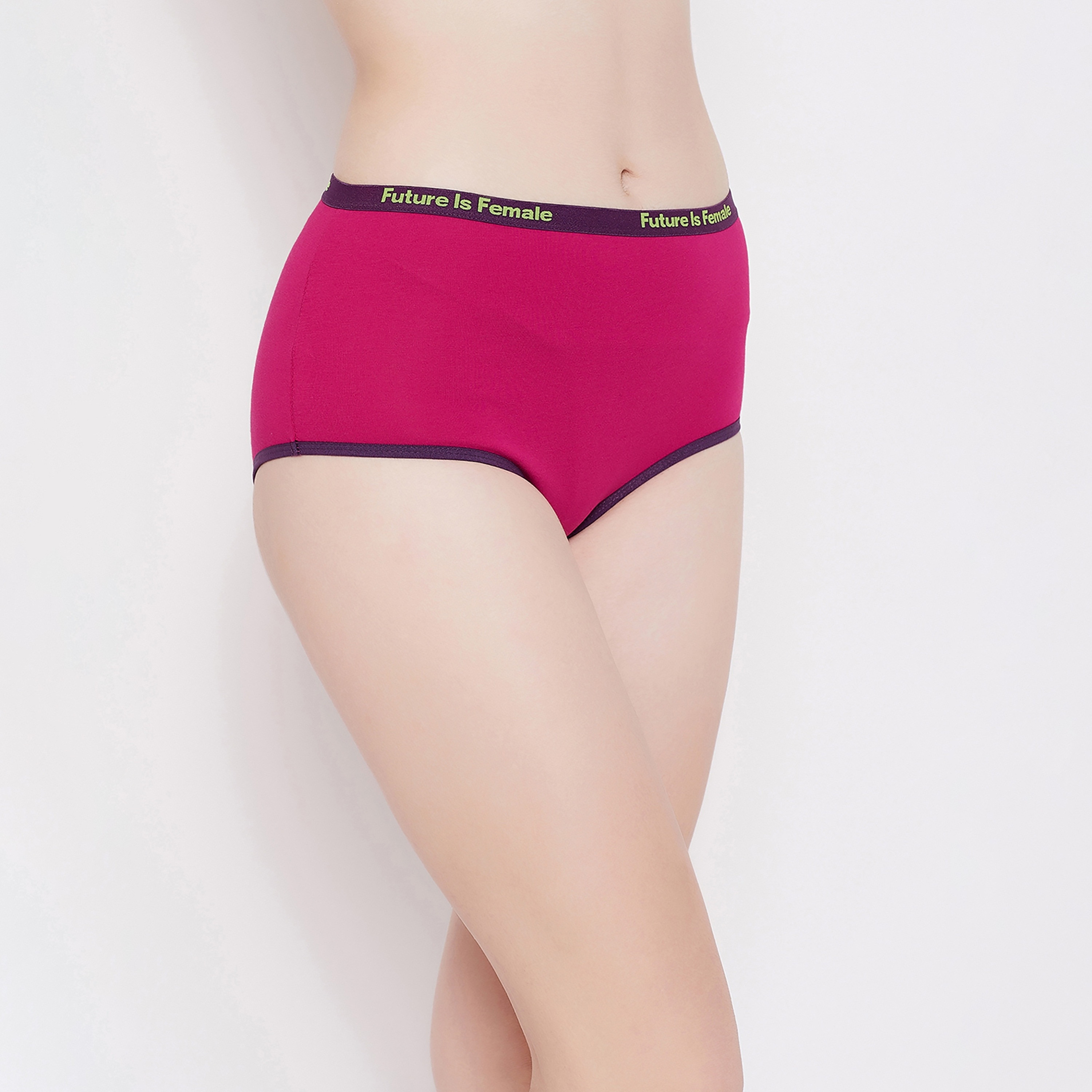 Clovia Cotton High Waist Women's Hipster Panty with Printed Waistband-women-clothing-lingerie-panties-image-8