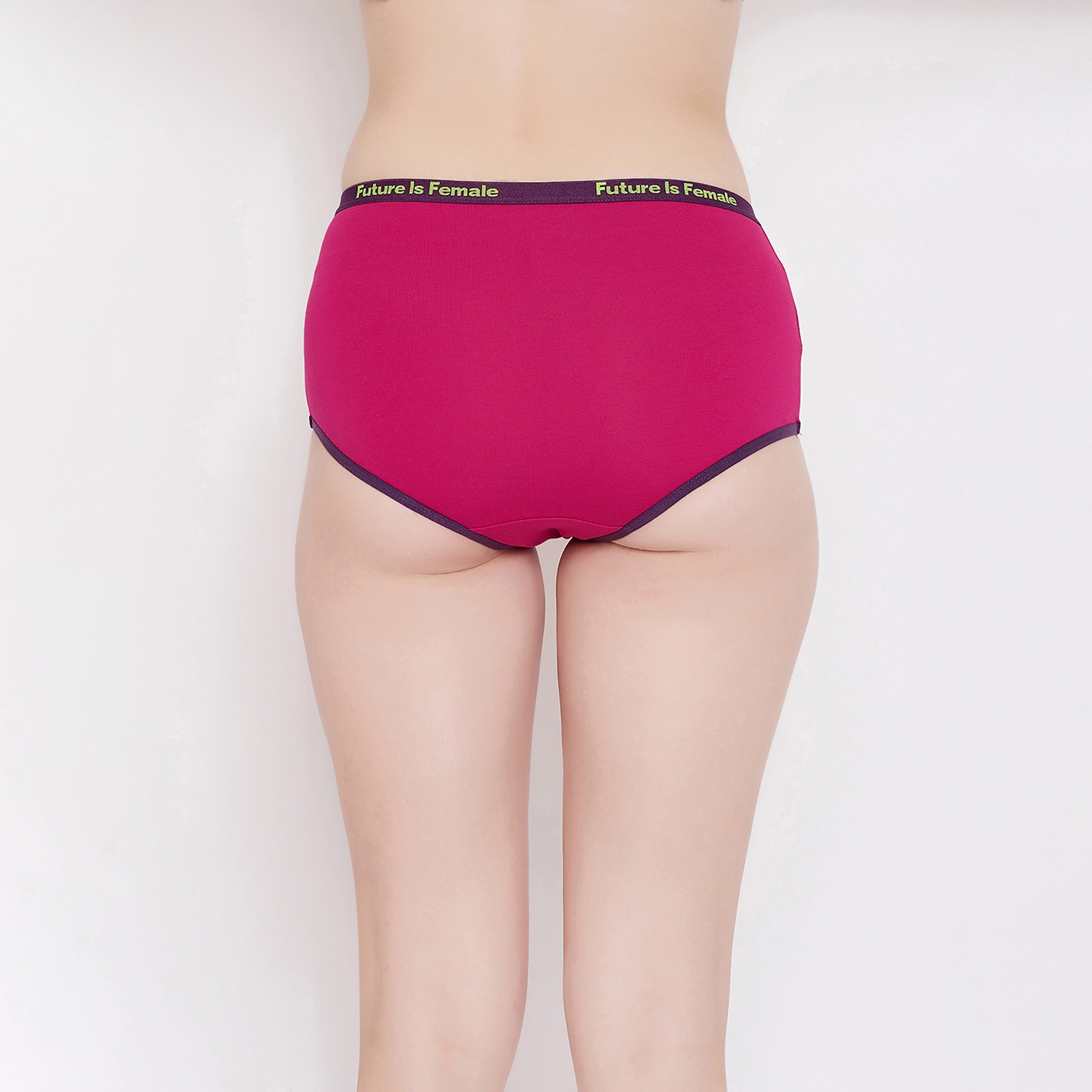 Clovia Cotton High Waist Women's Hipster Panty with Printed Waistband-women-clothing-lingerie-panties-image-9