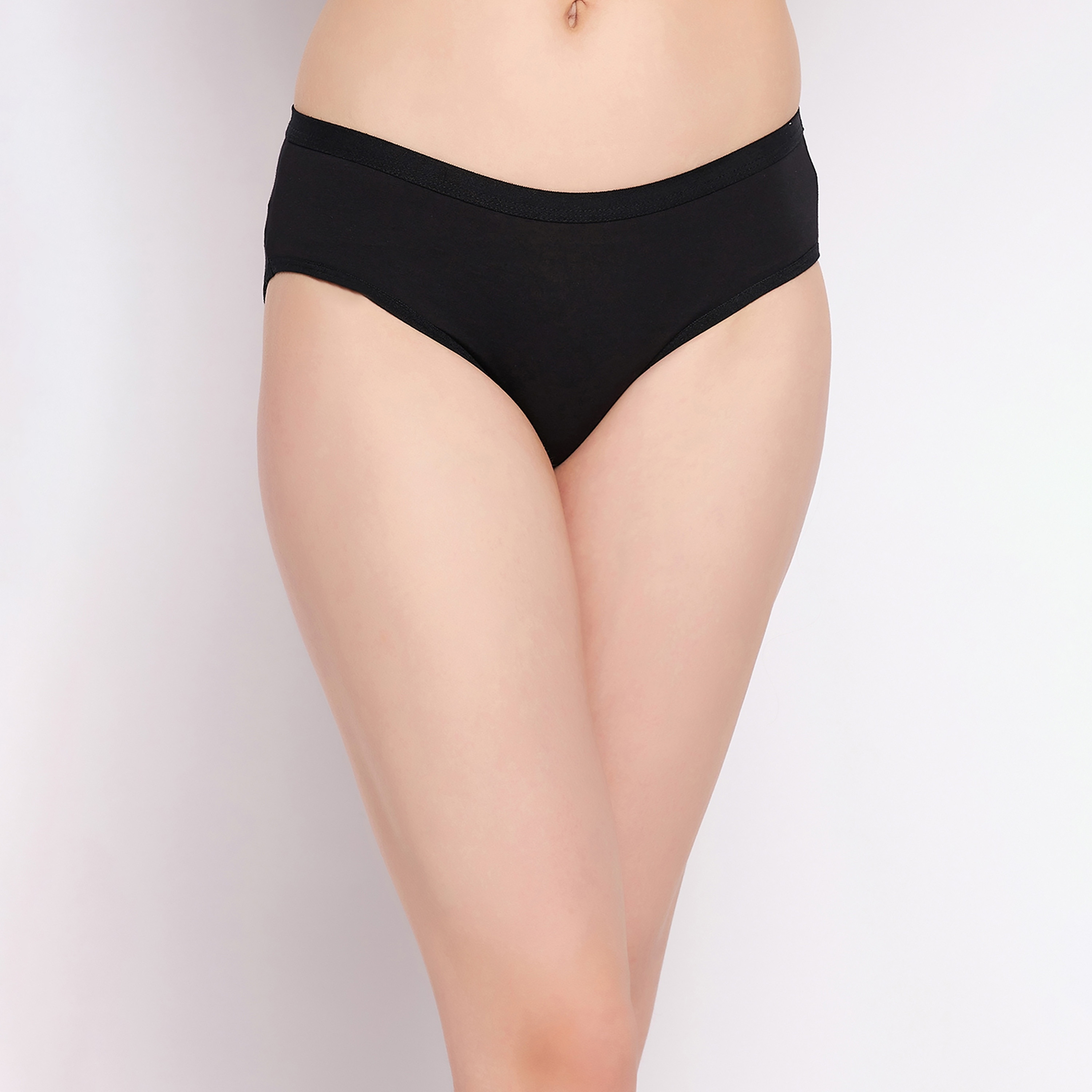 سروال داخلي هيبستر نسائي بخصر متوسط من كلوفيا - قطن-women-clothing-lingerie-panties-image-1