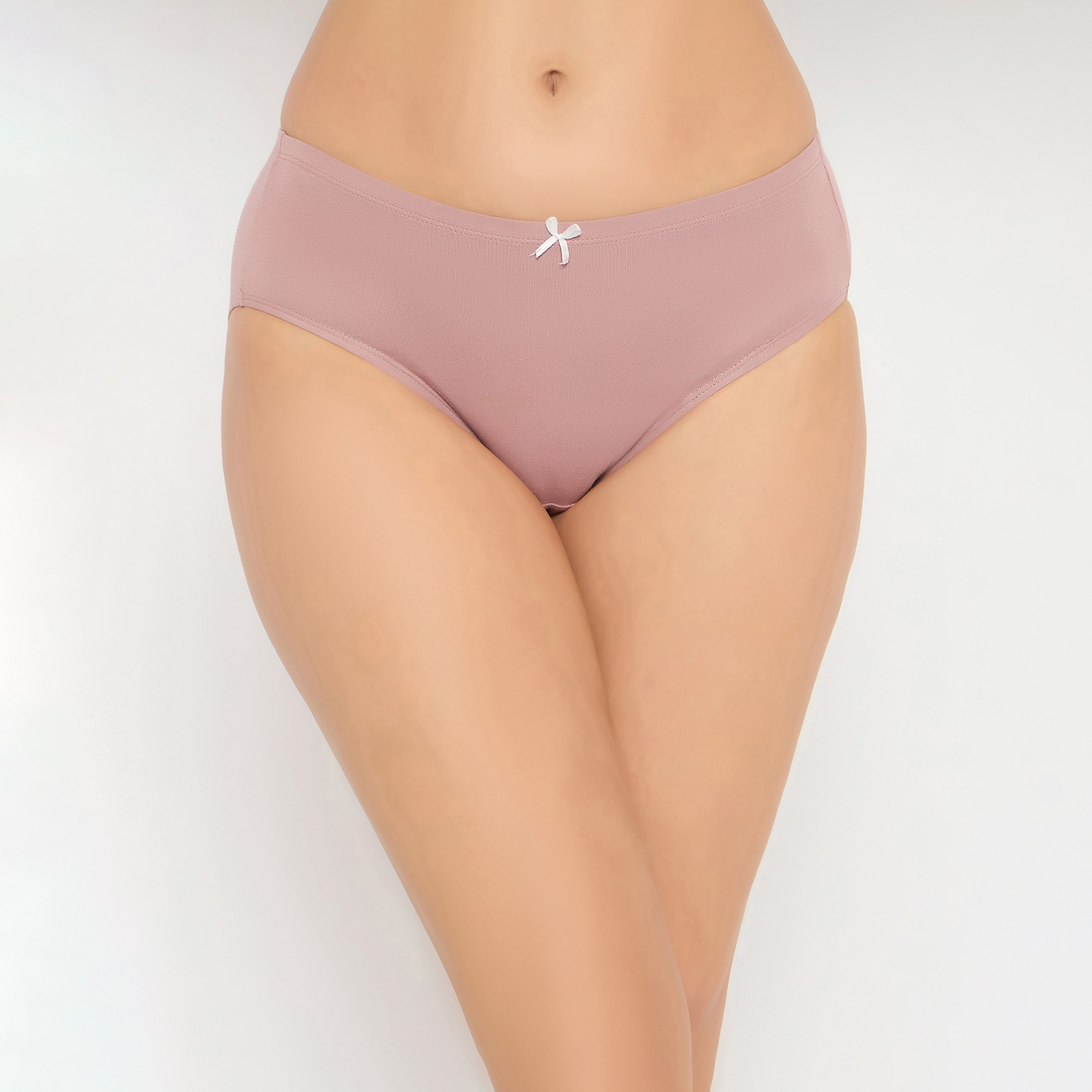 سروال داخلي هيبستر نسائي بخصر متوسط مع مطاط داخلي من كلوفيا - قطن-women-clothing-lingerie-panties-image-1