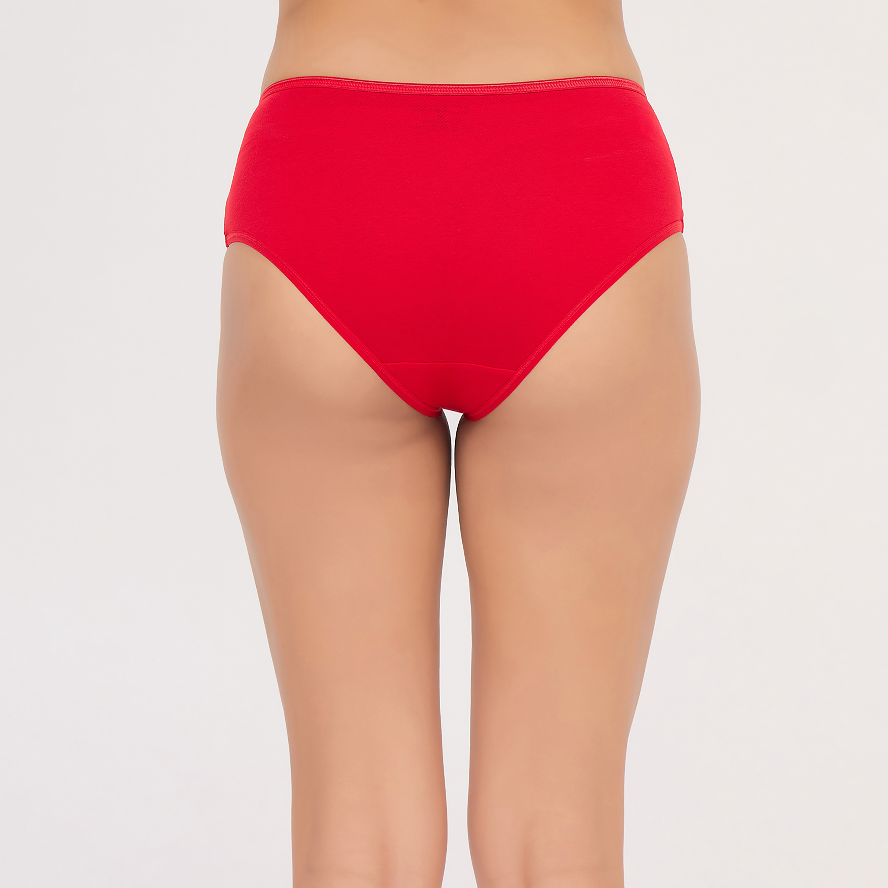 طقم سراويل داخلية قطن بخصر متوسط الارتفاع (هيبستر) 3 قطع للنساء من كلوفيا-women-clothing-lingerie-panties-image-6