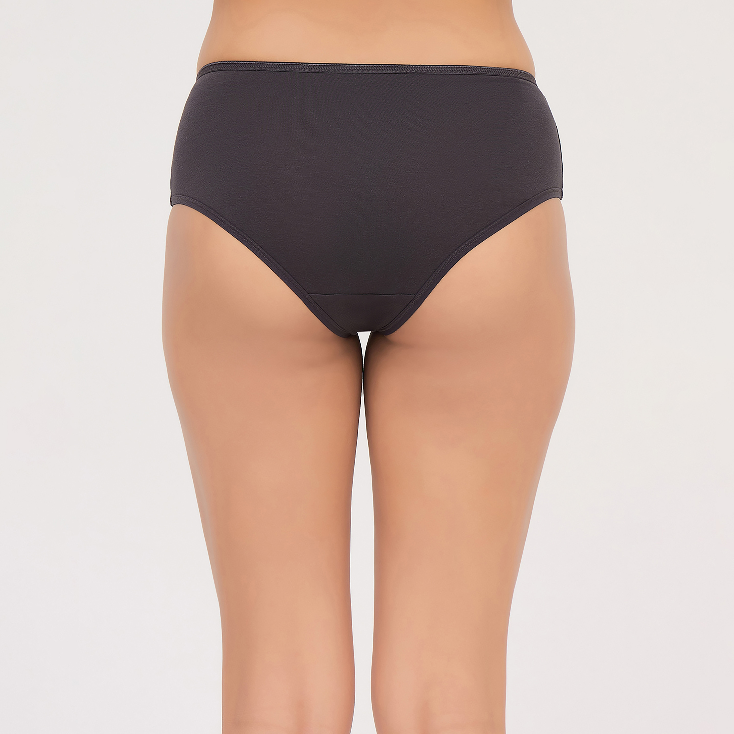 طقم سراويل داخلية قطن بخصر متوسط الارتفاع (هيبستر) 3 قطع للنساء من كلوفيا-women-clothing-lingerie-panties-image-7