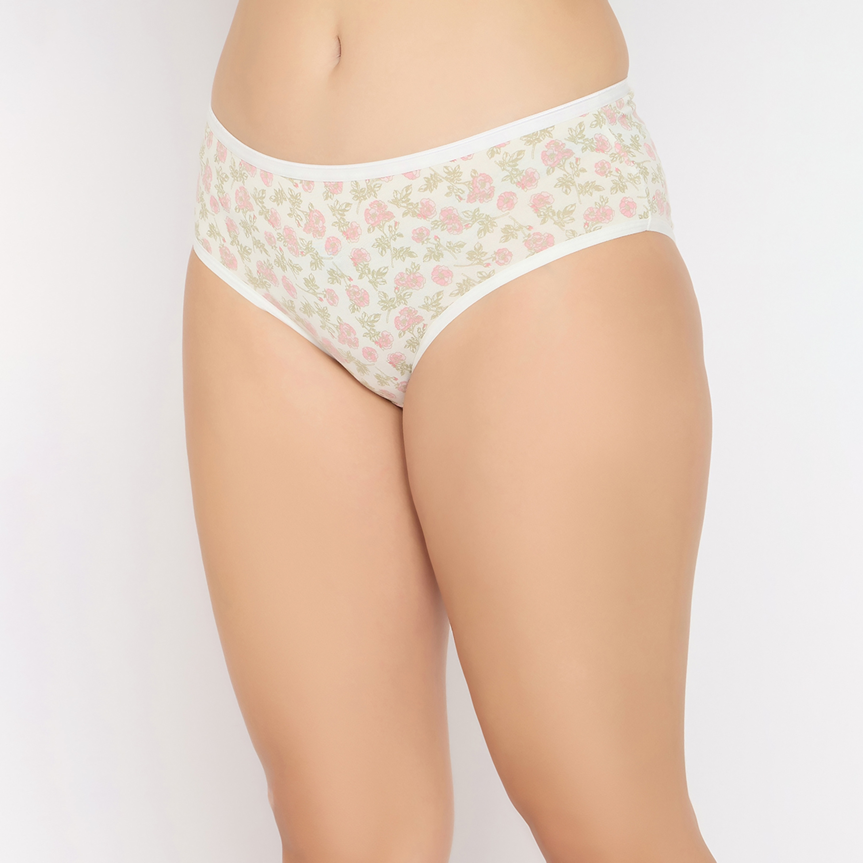 مجموعة من 3 سراويل داخلية هيبستر نسائية مطبوعة بخصر متوسط من كلوفيا - قطن-women-clothing-lingerie-panties-image-3