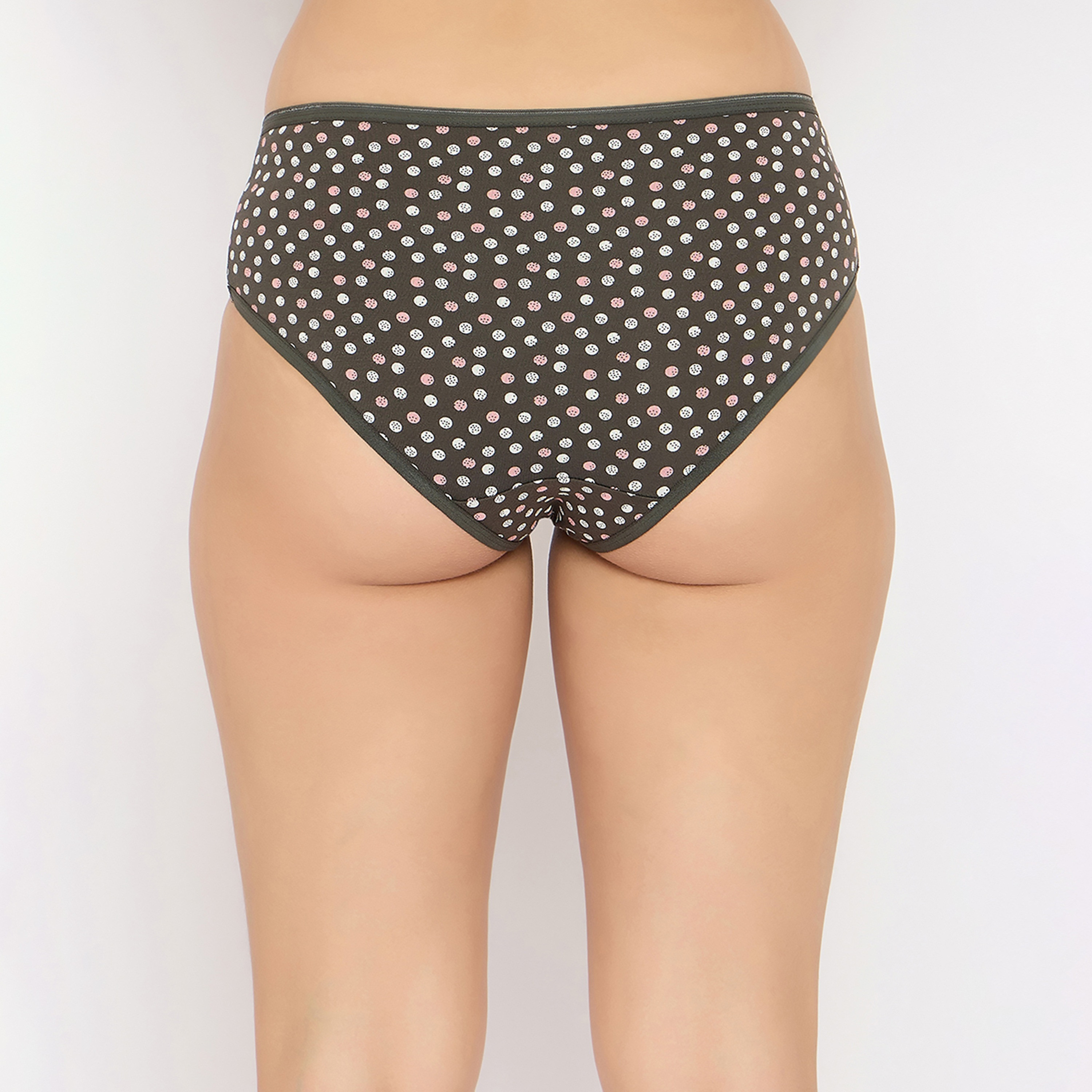 مجموعة من 3 سراويل داخلية هيبستر نسائية مطبوعة بخصر متوسط من كلوفيا - قطن-women-clothing-lingerie-panties-image-5