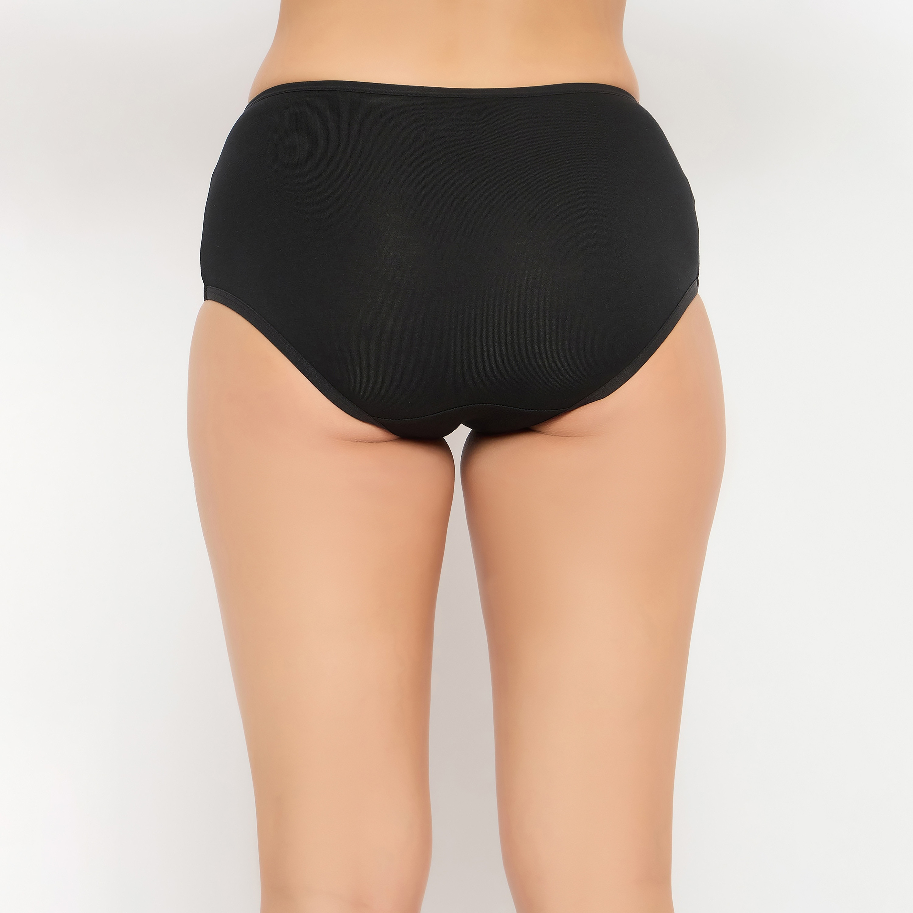 مجموعة من 3 سراويل داخلية هيبستر نسائية عالية الخصر من كلوفيا - قطن-women-clothing-lingerie-panties-image-6