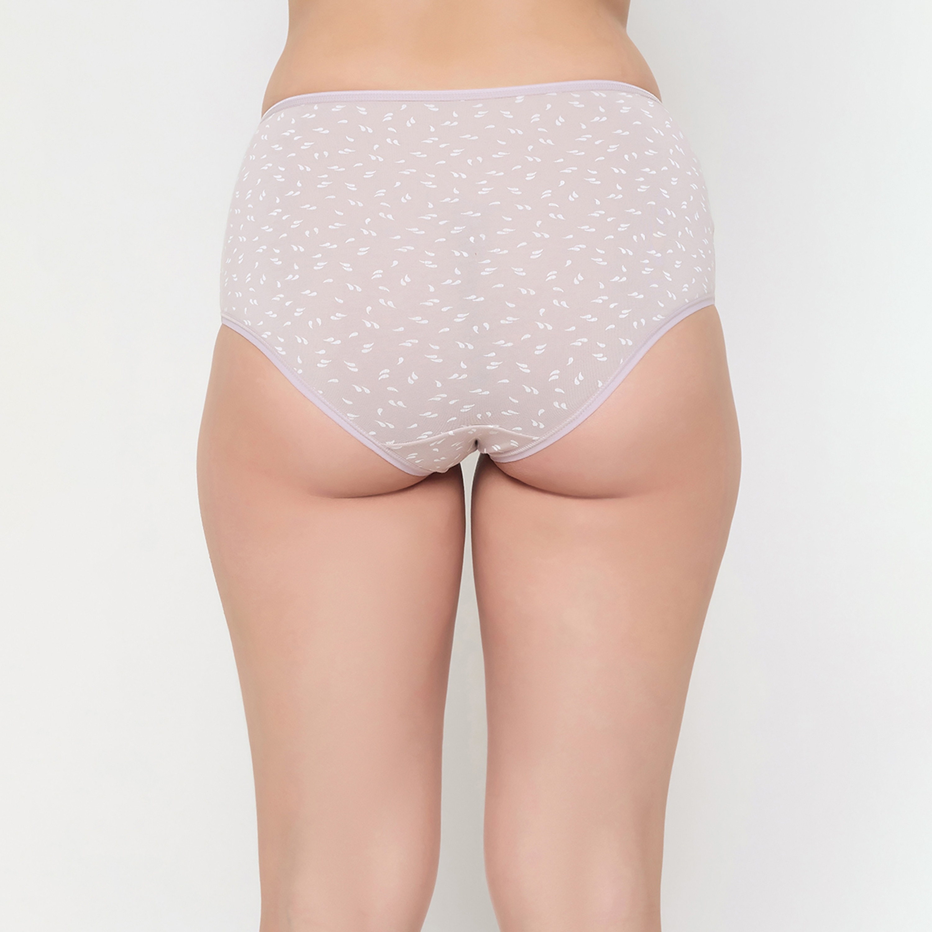 مجموعة من 3 سراويل داخلية هيبستر نسائية عالية الخصر من كلوفيا - قطن-women-clothing-lingerie-panties-image-6