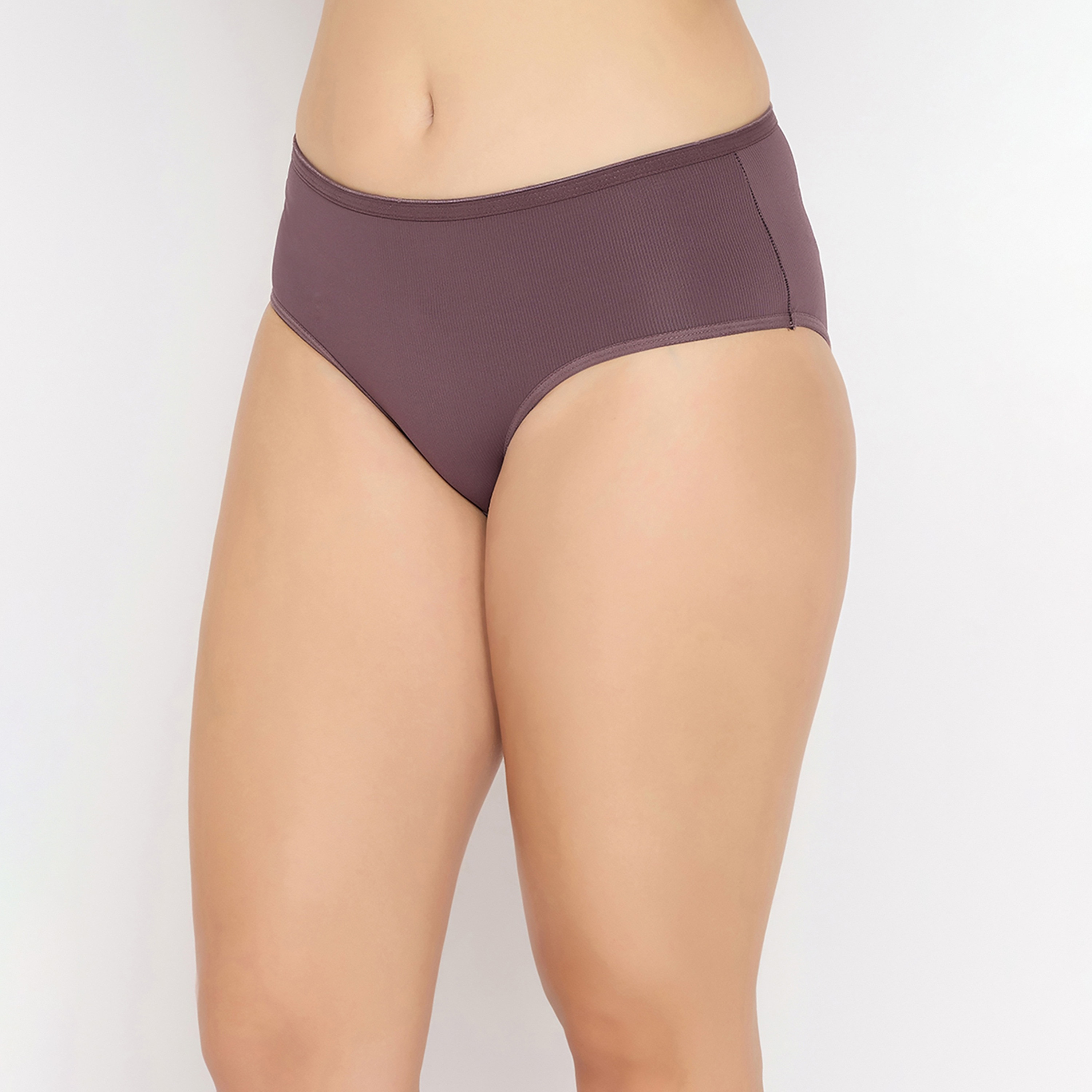 Clovia Mid Waist Women's Hipster Panty in Wine Color-women-clothing-lingerie-panties-image-2