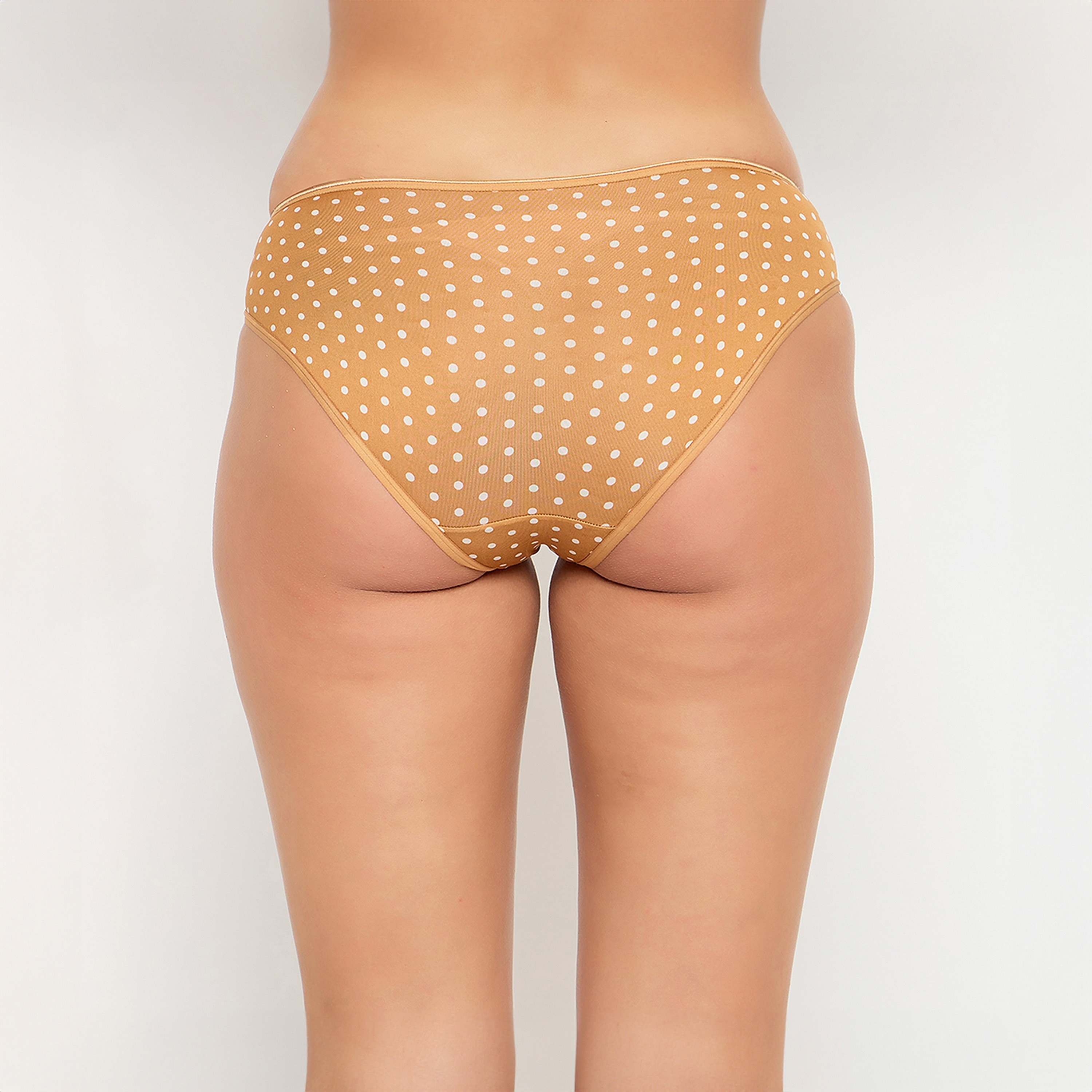 مجموعة من 3 قطع بيكيني نسائية مطبوعة بنقشة البولكا بخصر منخفض من كلوفيا - بولي أميد-women-clothing-lingerie-panties-image-6