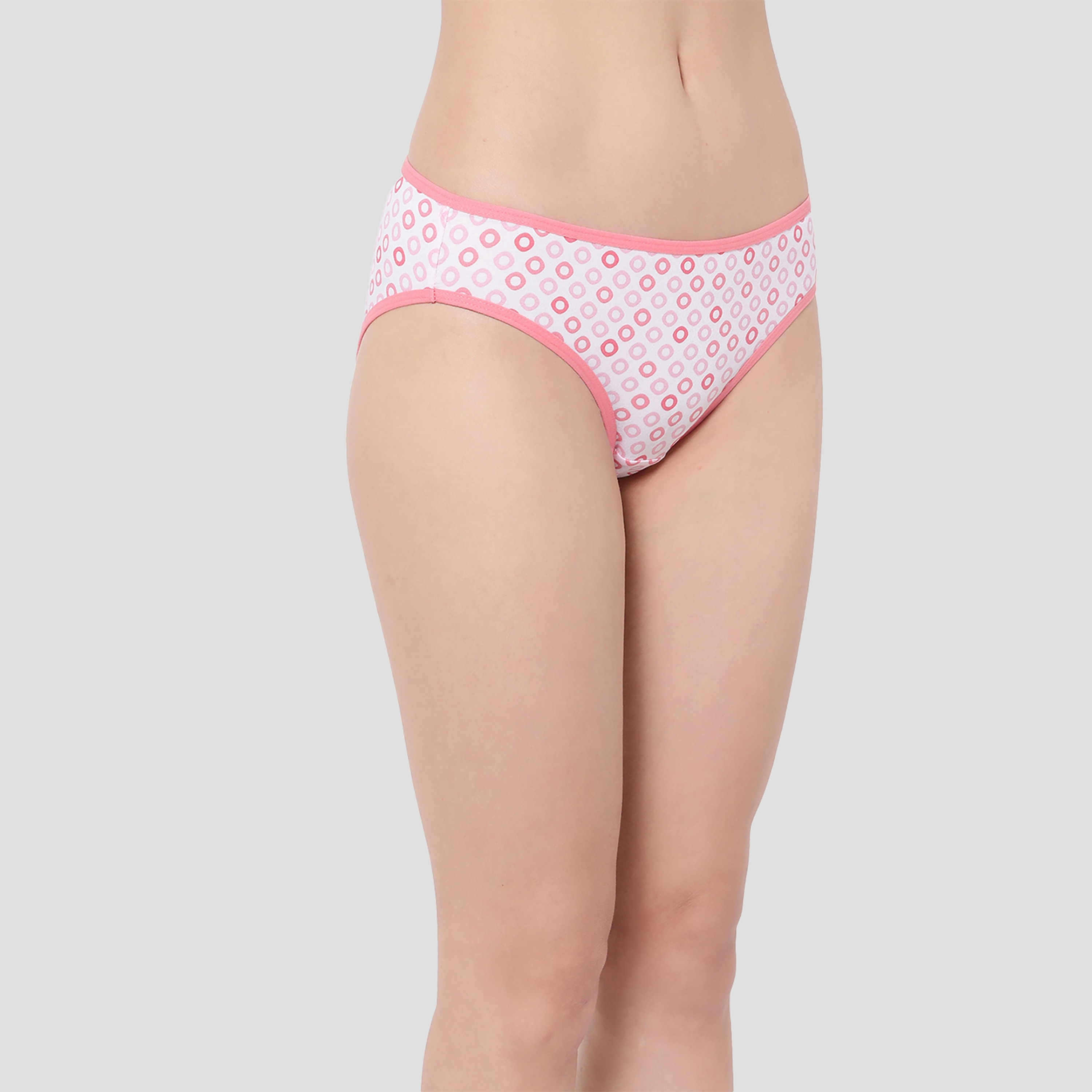 Clovia Pack of 3 Low Waist Printed Women's Bikini Panties - Cotton-women-clothing-lingerie-panties-image-2