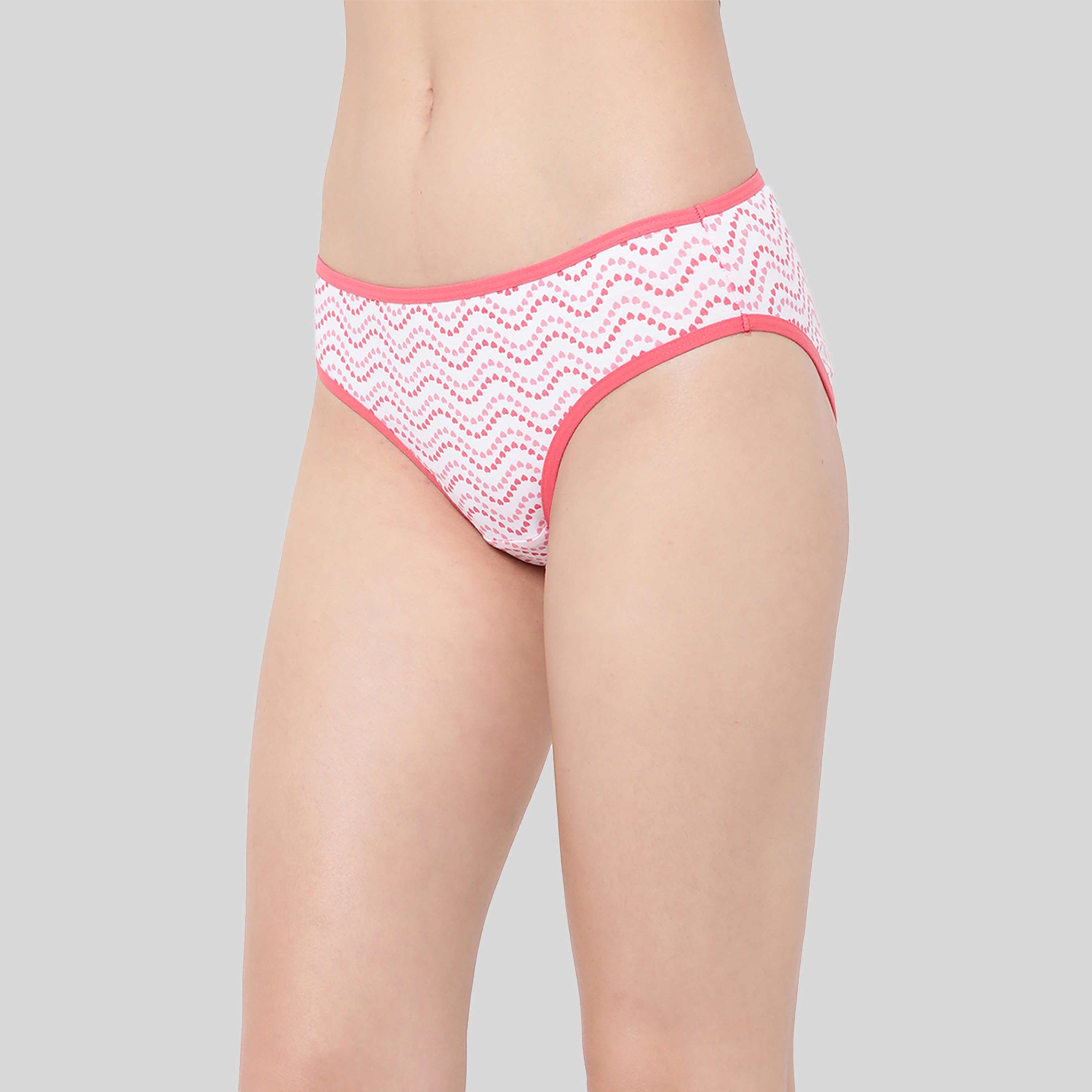 Clovia Pack of 3 Low Waist Printed Women's Bikini Panties - Cotton-women-clothing-lingerie-panties-image-3