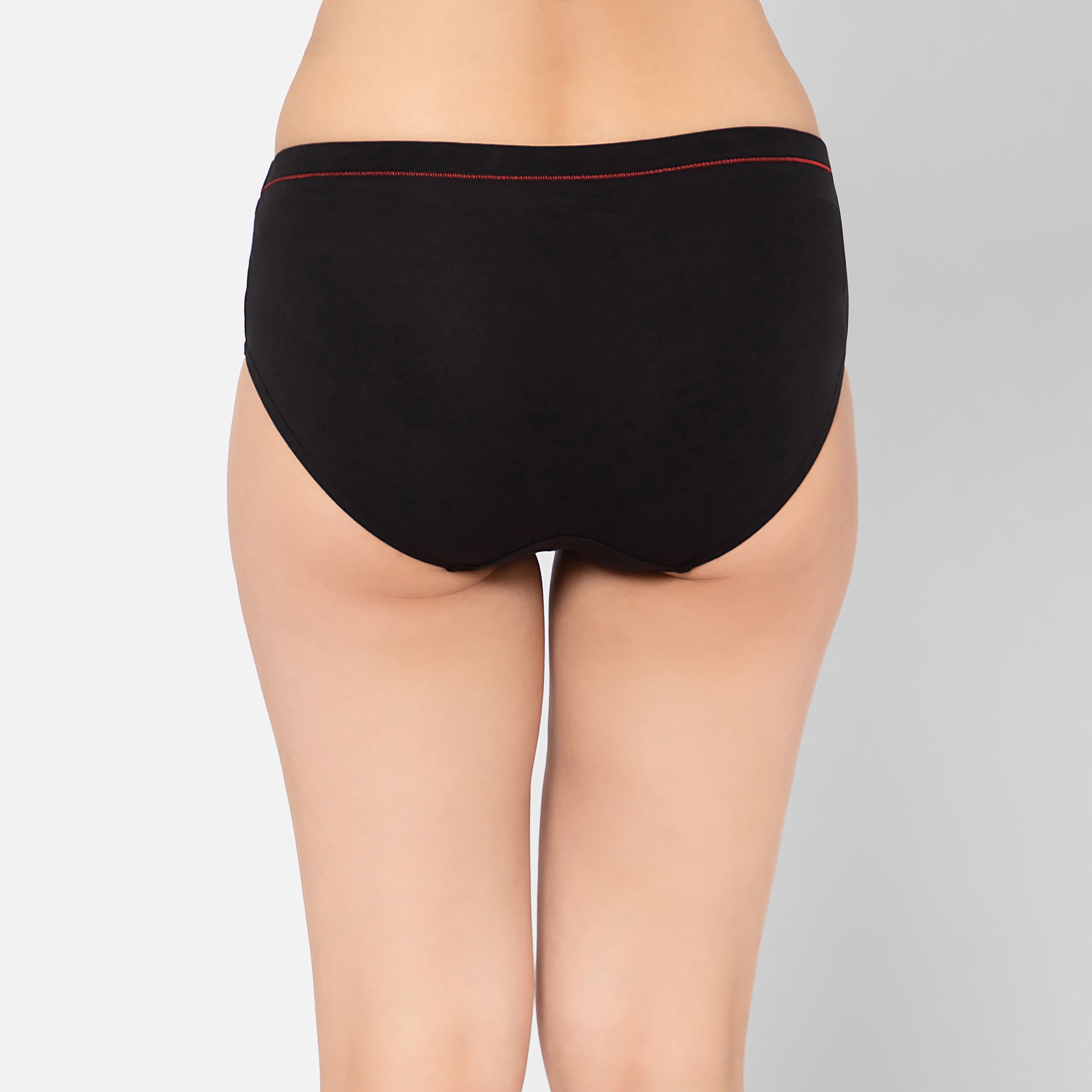 مجموعة من 3 سراويل داخلية هيبستر نسائية متوسطة الخصر مع مطاط داخلي من كلوفيا - قطن-women-clothing-lingerie-panties-image-6