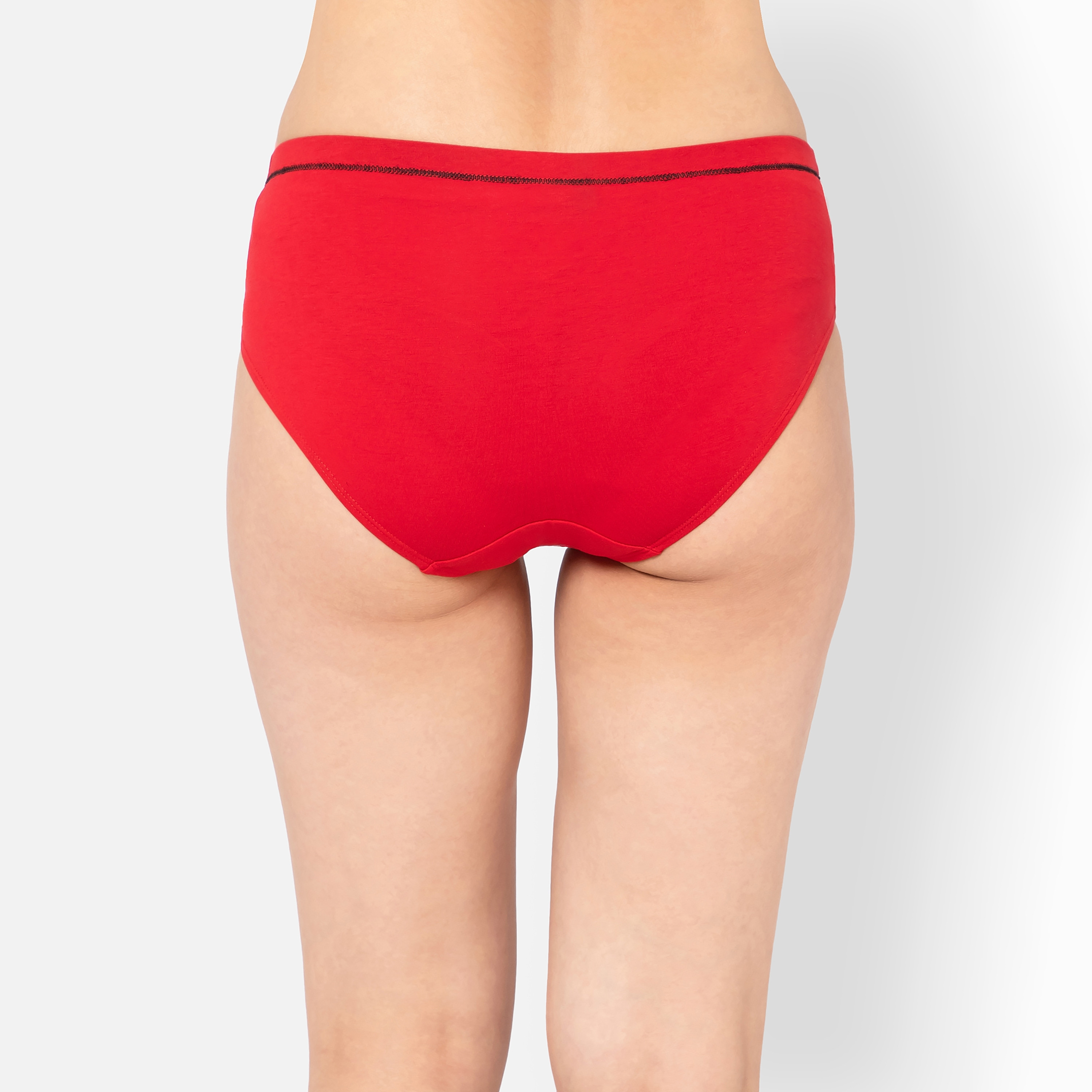 مجموعة من 3 سراويل داخلية هيبستر نسائية متوسطة الخصر مع مطاط داخلي من كلوفيا - قطن-women-clothing-lingerie-panties-image-7
