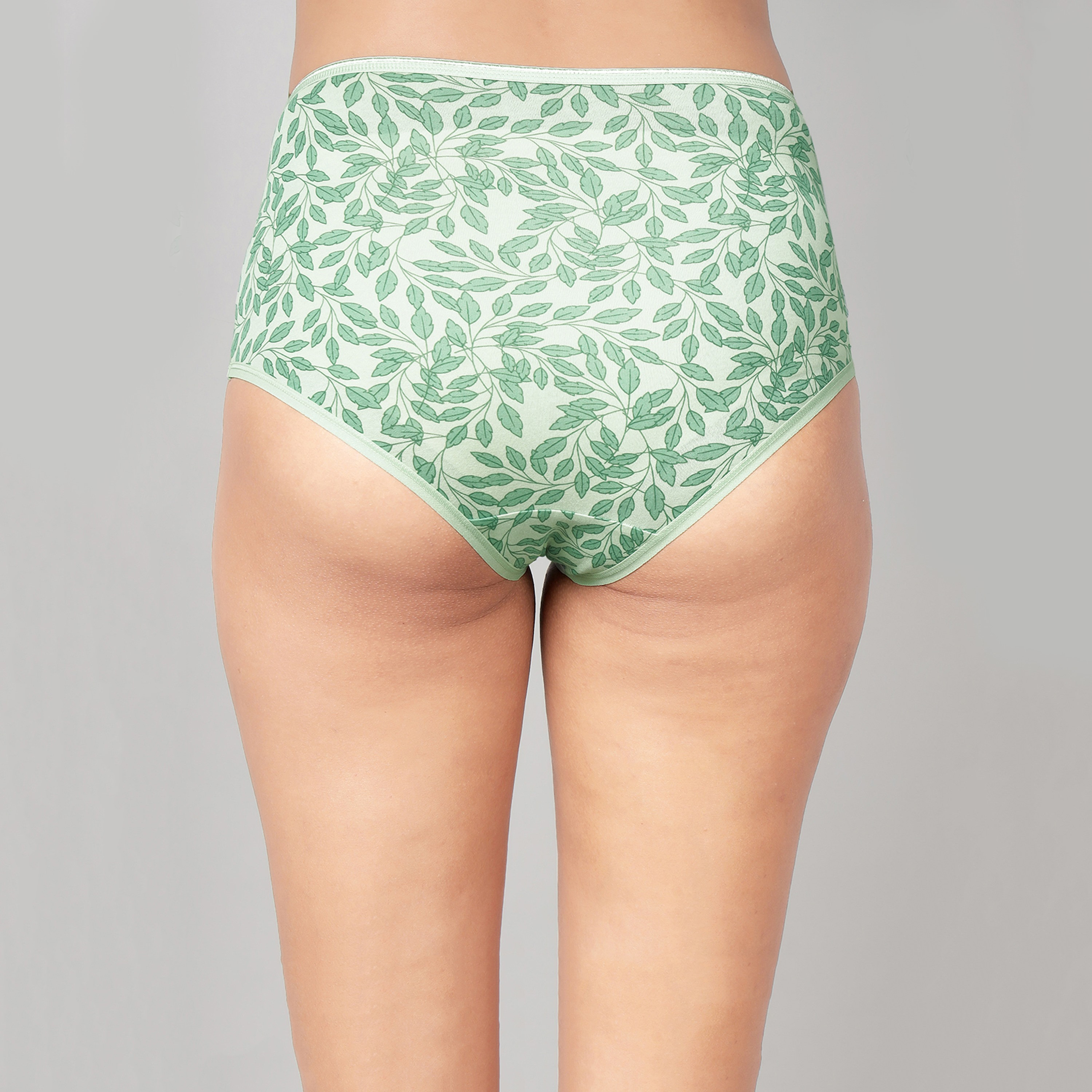 Clovia Pack of 3 High Waist Leaf Print Women's Hipster Panties - Cotton-women-clothing-lingerie-panties-image-6