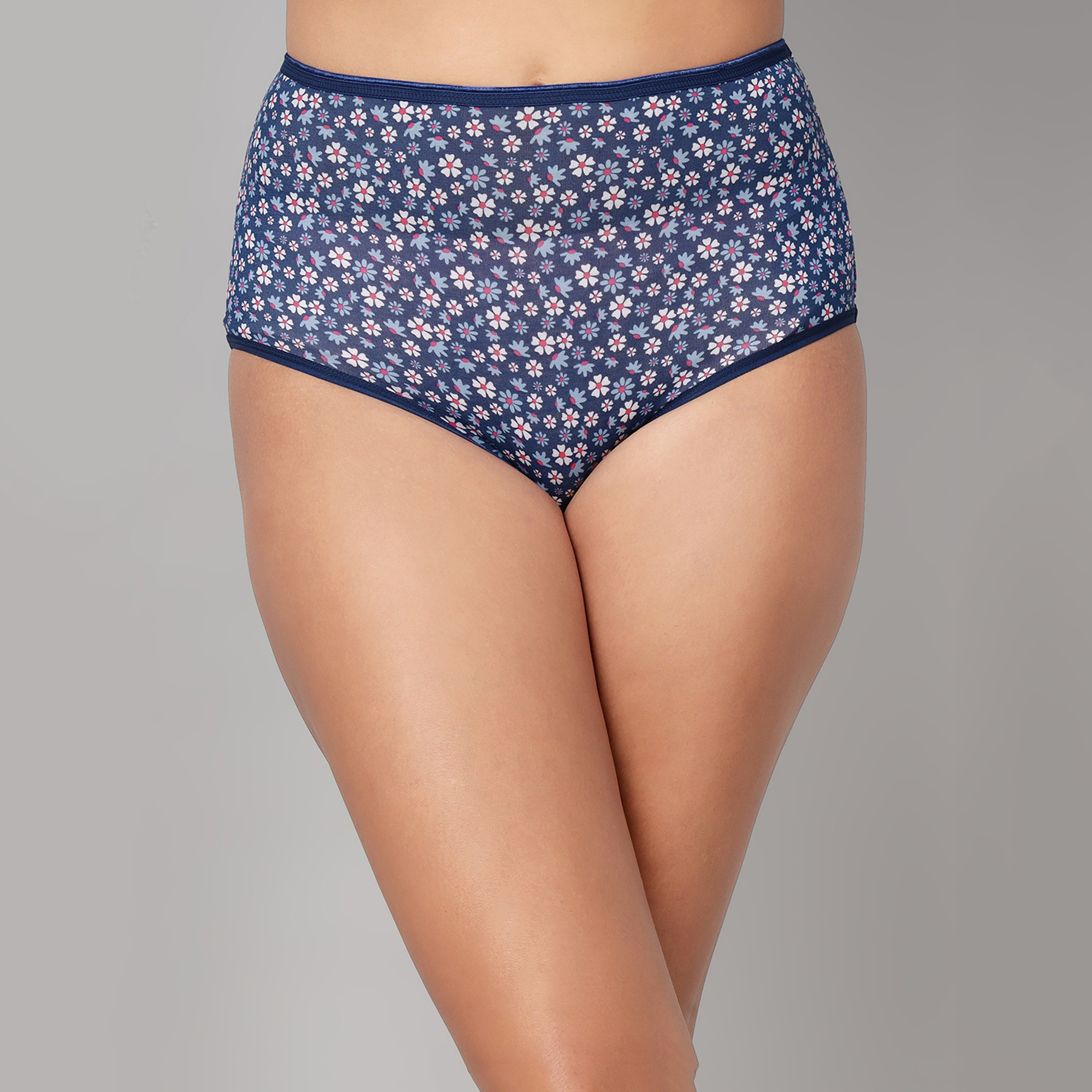 Clovia Pack of 3 High Waist Floral Print Women's Hipster Panties - Cotton-women-clothing-lingerie-panties-image-3