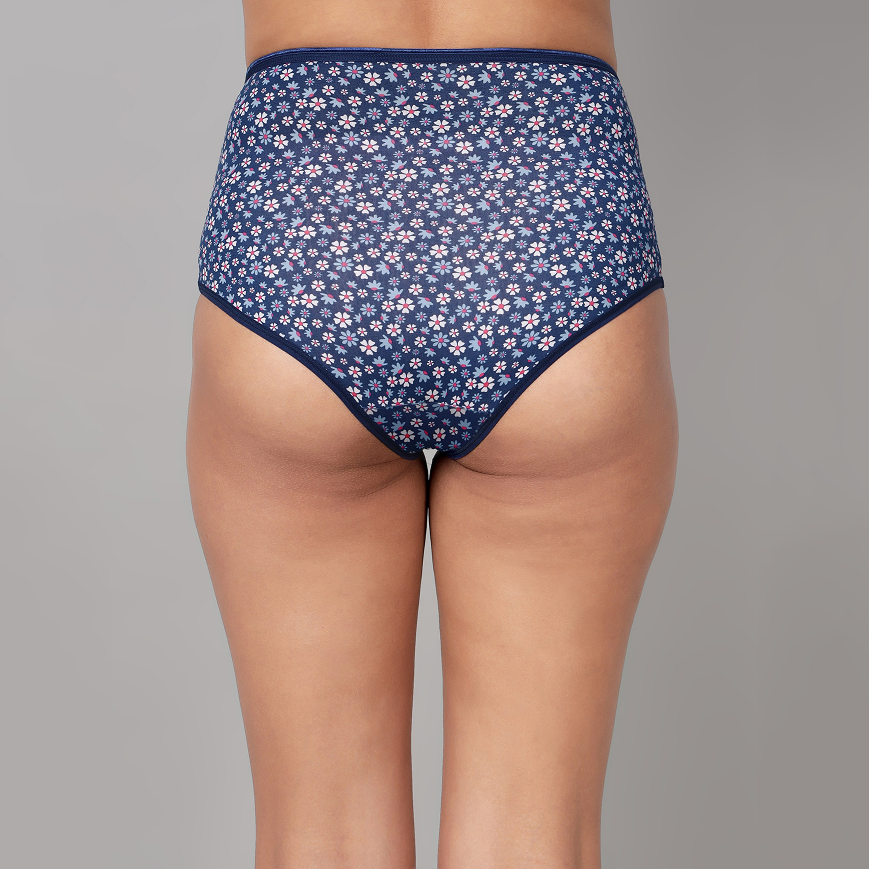 Clovia Pack of 3 High Waist Floral Print Women's Hipster Panties - Cotton-women-clothing-lingerie-panties-image-6