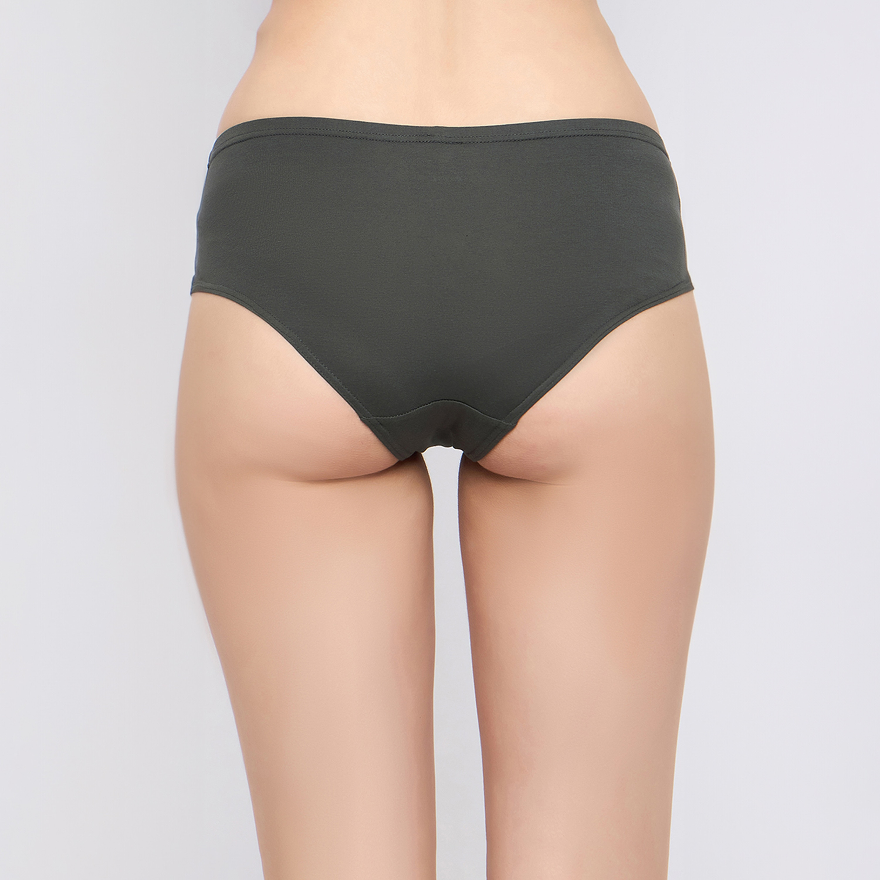 مجموعة من 3 سراويل داخلية نسائية مرنة متوسطة الخصر من كلوفيا - قطن-women-clothing-lingerie-panties-image-5