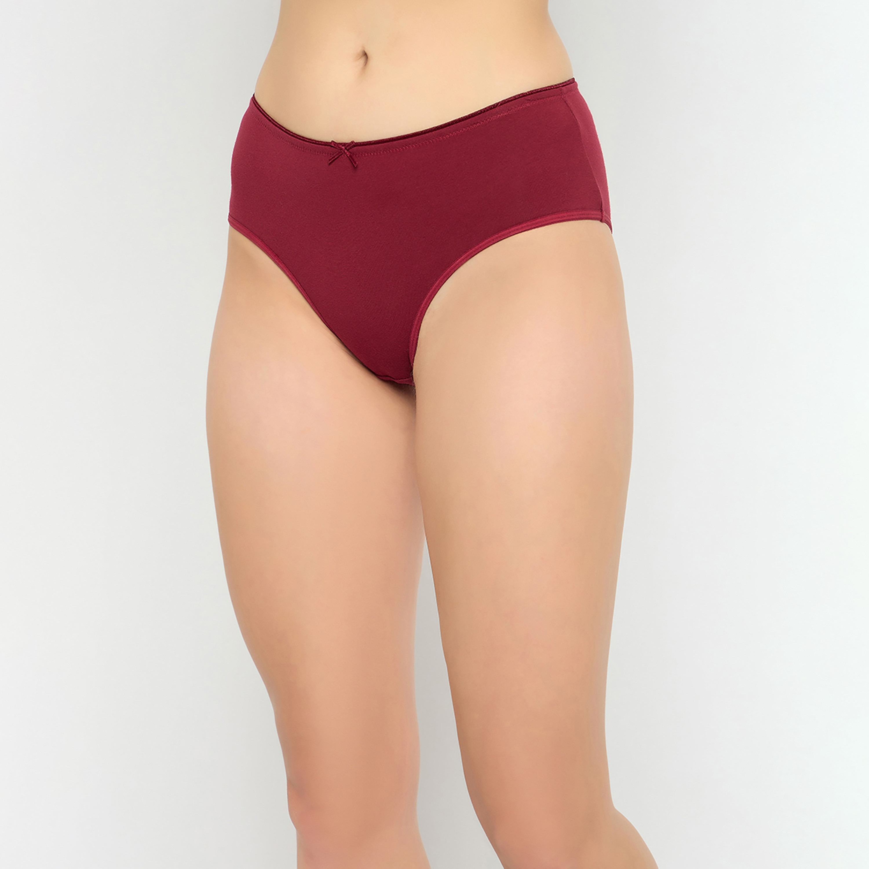 Clovia Pack of 3 Mid Waist Women's Hipster Panties with Outer Elastic - Cotton-women-clothing-lingerie-panties-image-2