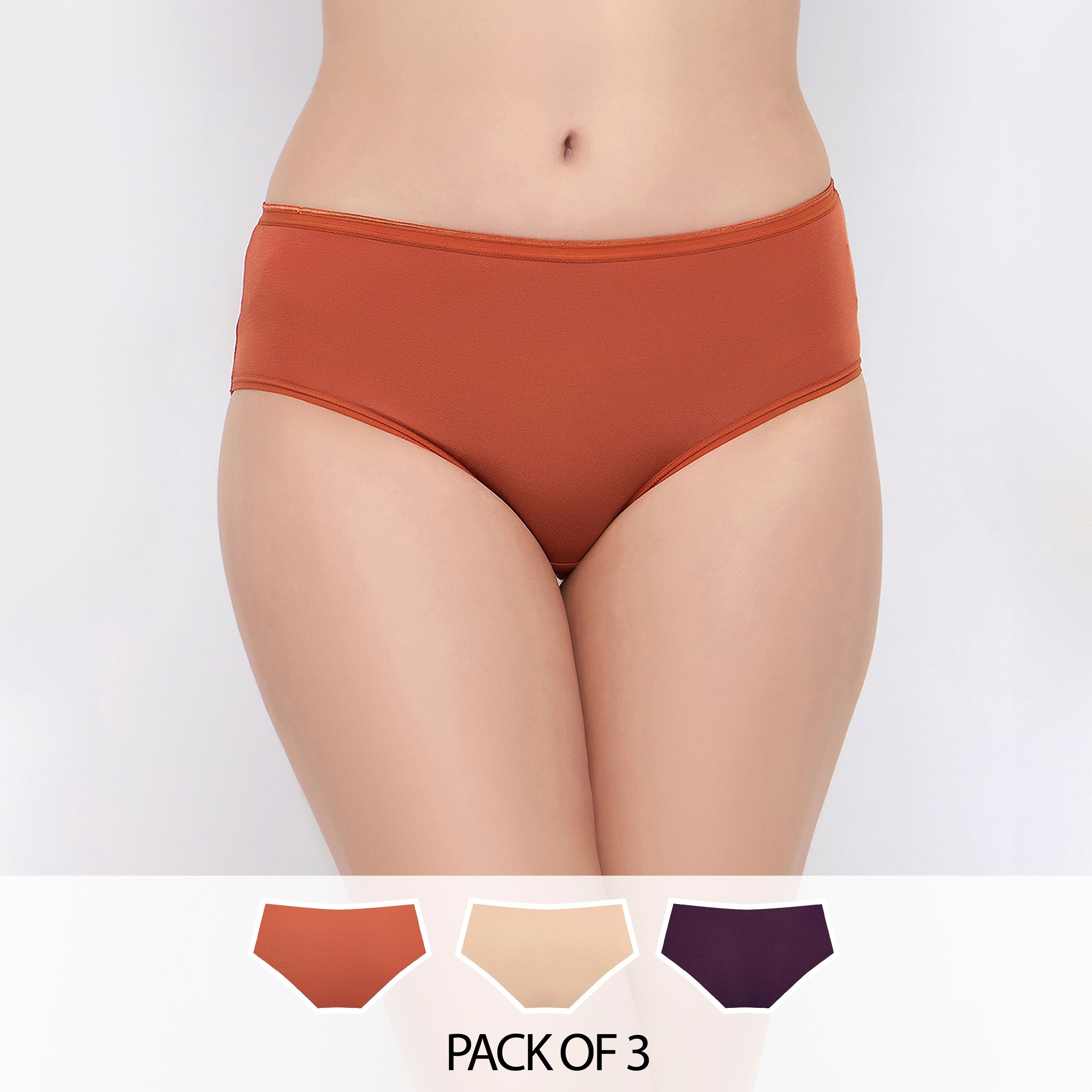 Clovia Pack of 3 Mid Waist Women's Hipster Panties - Modal-women-clothing-lingerie-panties-image-1