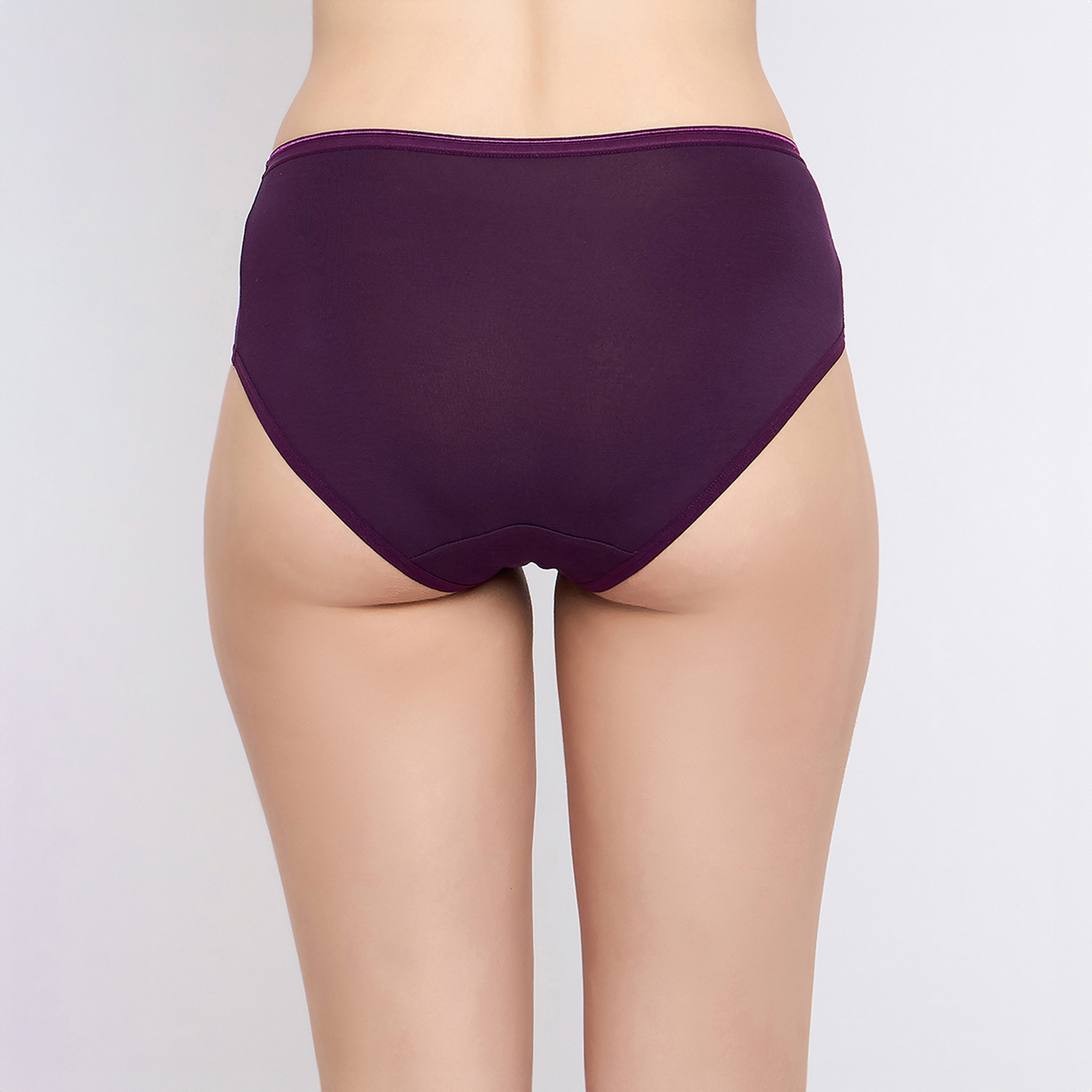 مجموعة من 3 سراويل داخلية هيبستر نسائية متوسطة الخصر من كلوفيا - مودال-women-clothing-lingerie-panties-image-6