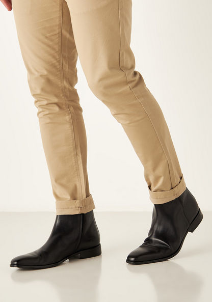 Duchini Men's Chelsea Boots with Zipper Closure-Men%27s Boots-image-0