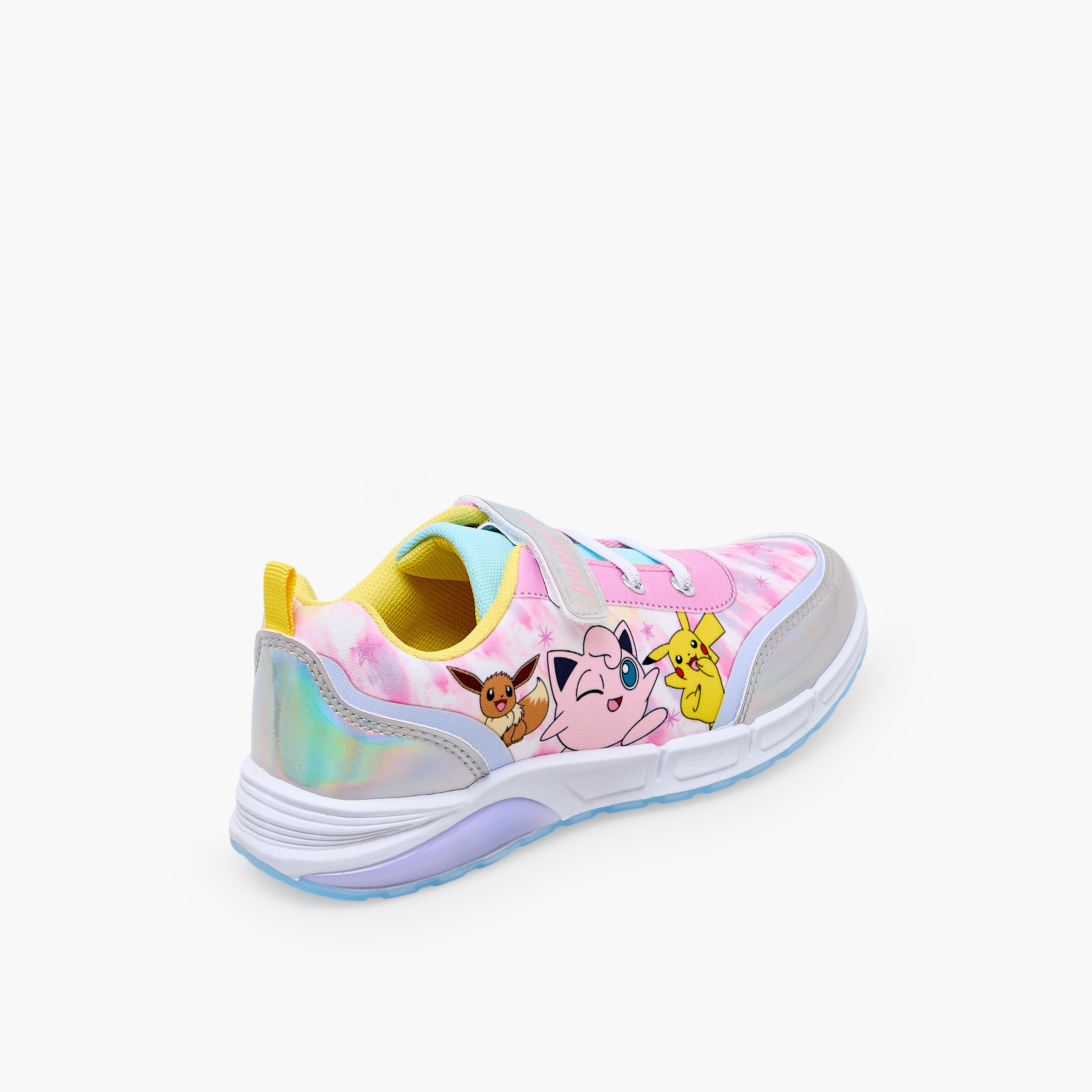 Pokemon Girls Pikachu Print Ankle Sneakers-girls-shoes-sneakers-image-6