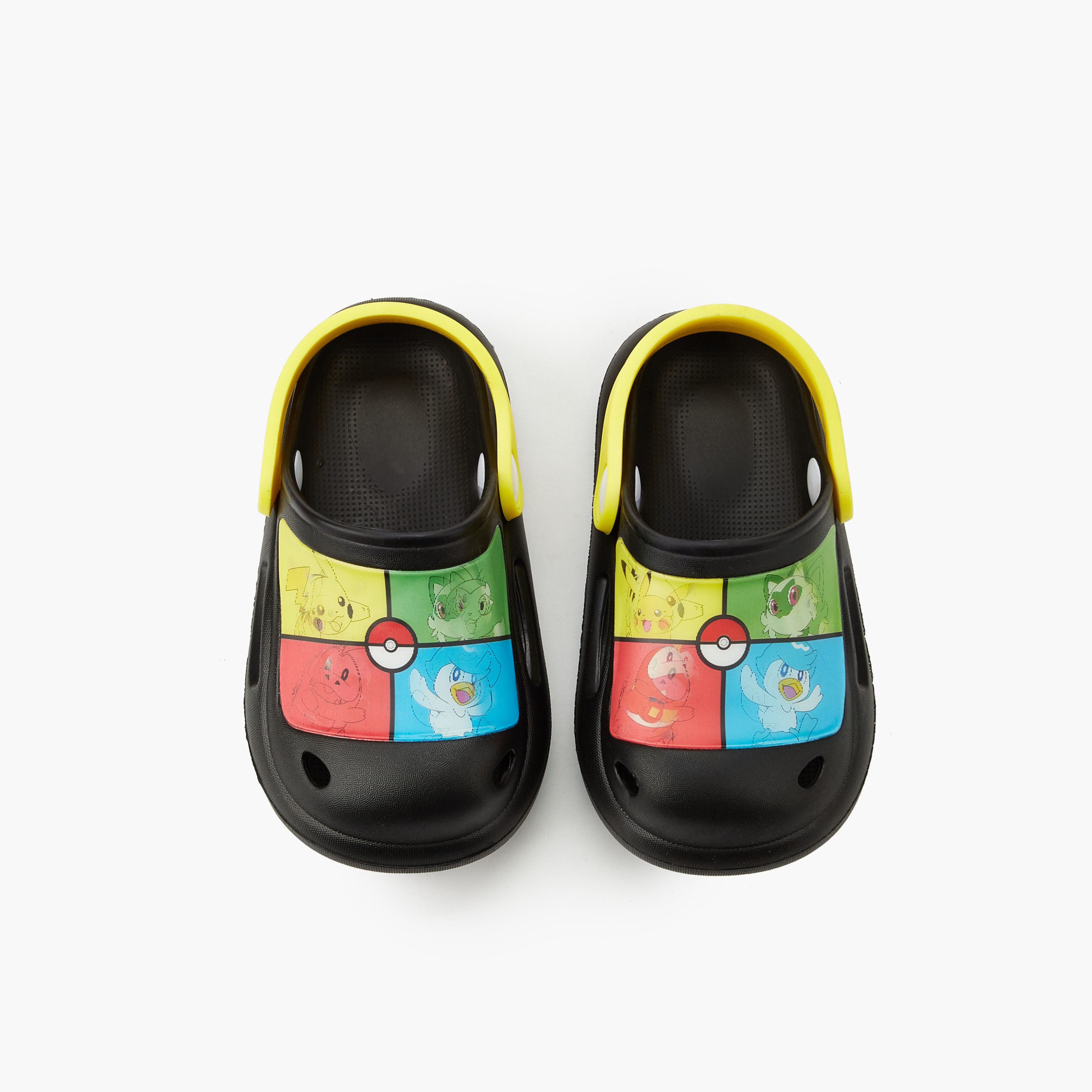 Pokemon Boys Printed Clogs-boys-shoes-flipflopsandslides-image-1
