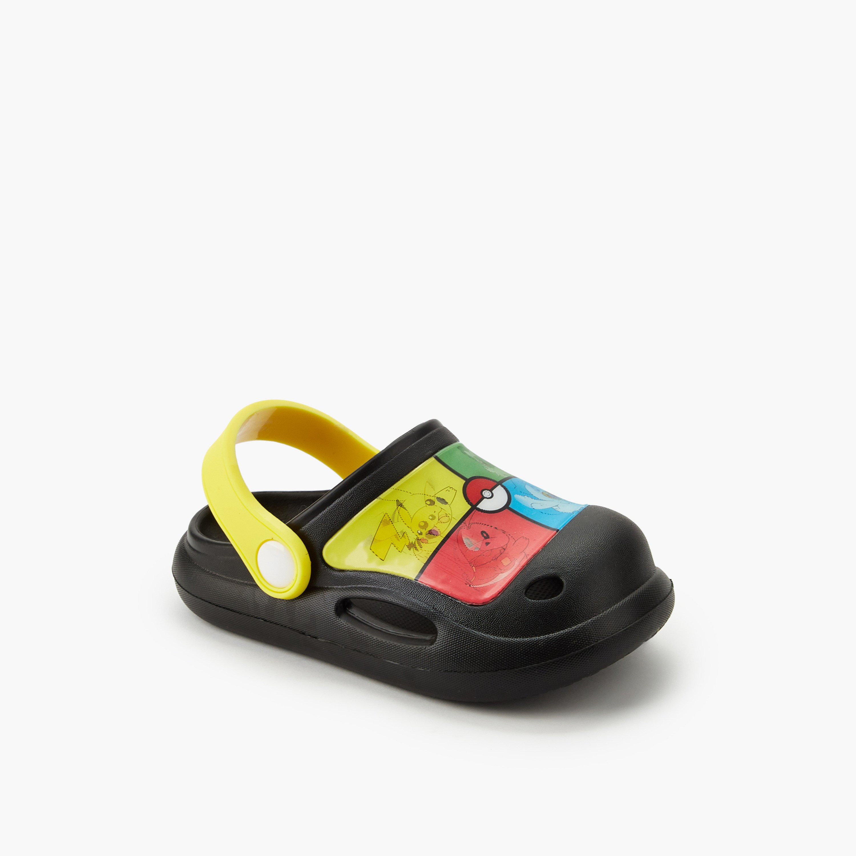Pokemon Boys Printed Clogs-boys-shoes-flipflopsandslides-image-2