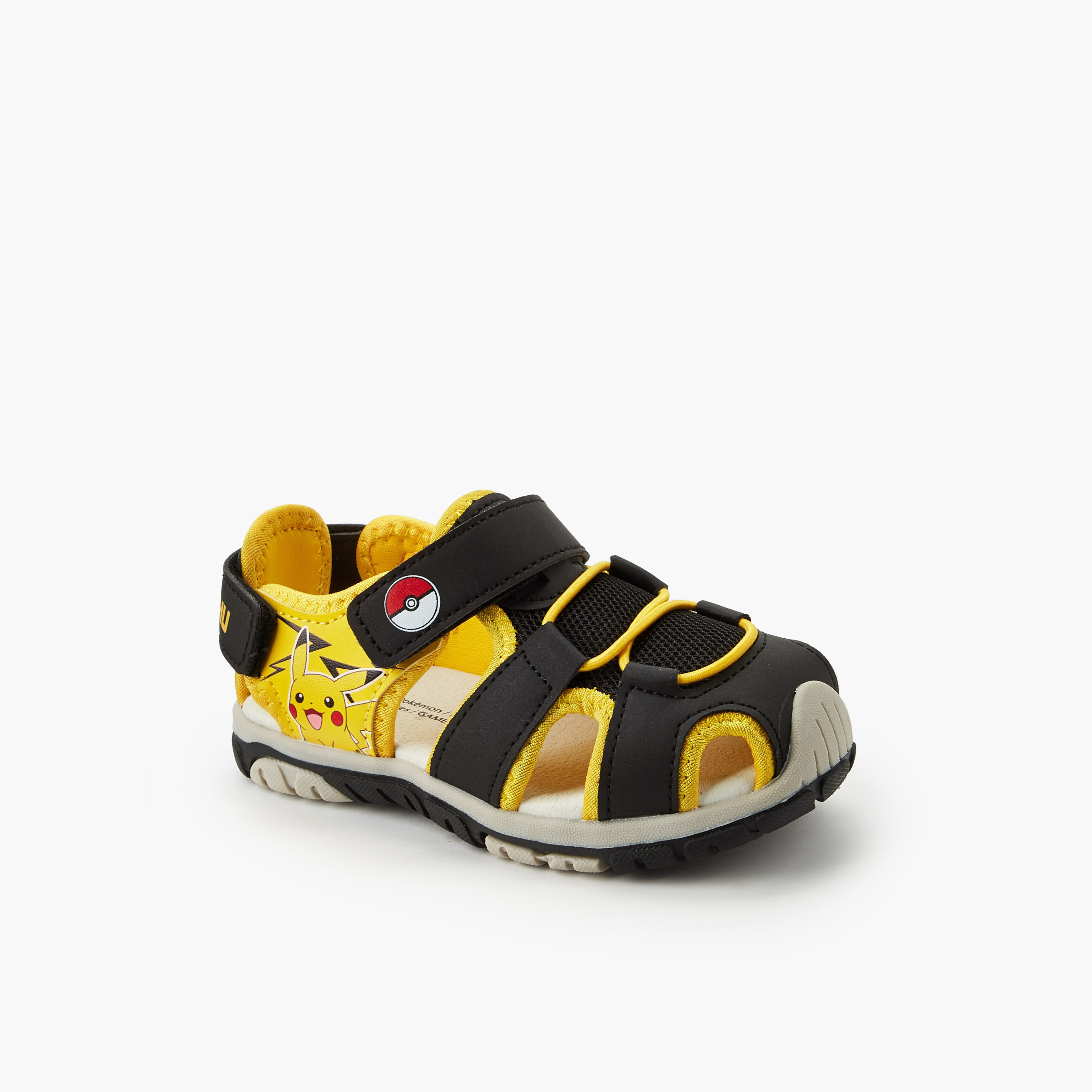 صندل بطبعات بوكيمون بشريط إغلاق لاصق للأولاد-boys-shoes-sandals-image-2