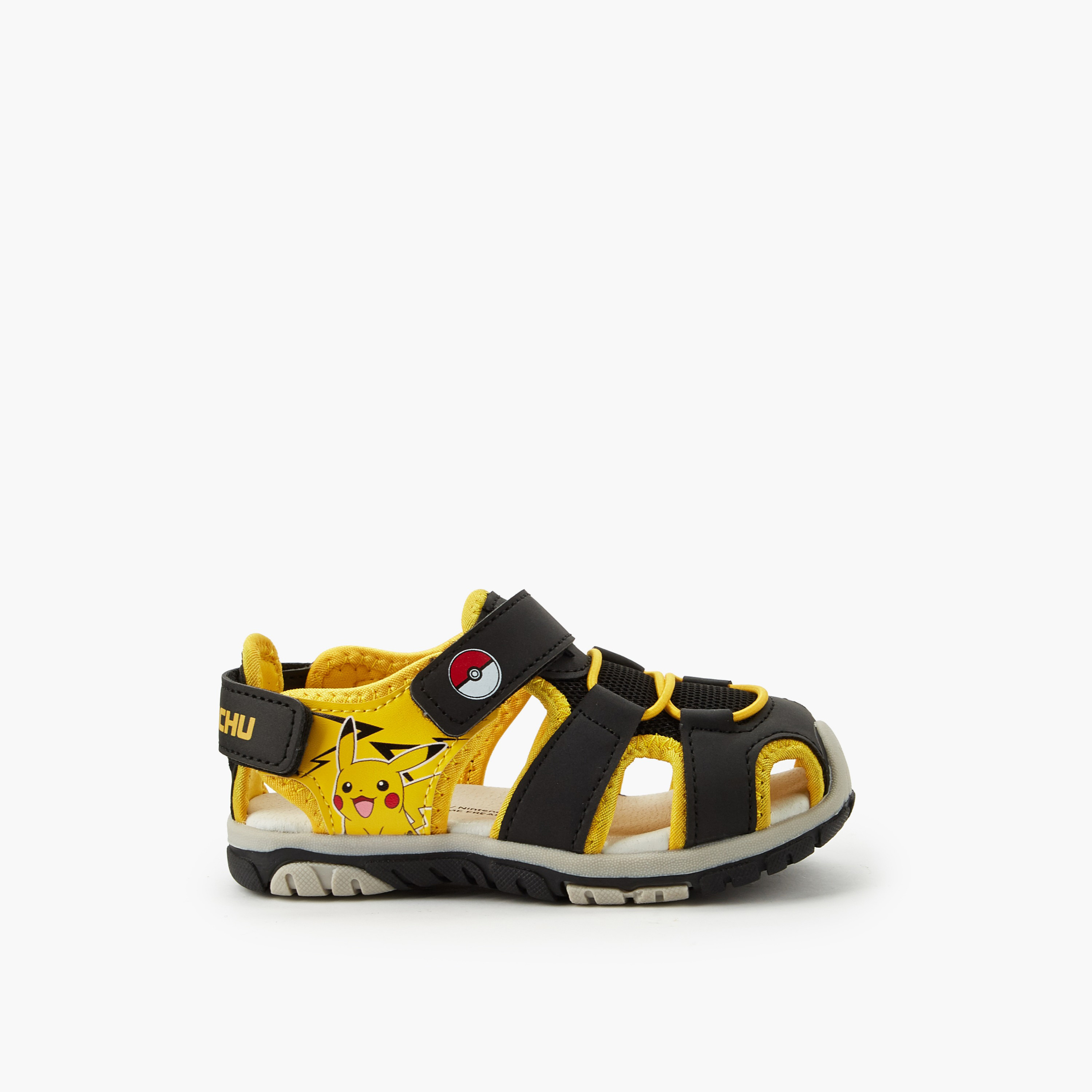 صندل بطبعات بوكيمون بشريط إغلاق لاصق للأولاد-boys-shoes-sandals-image-3