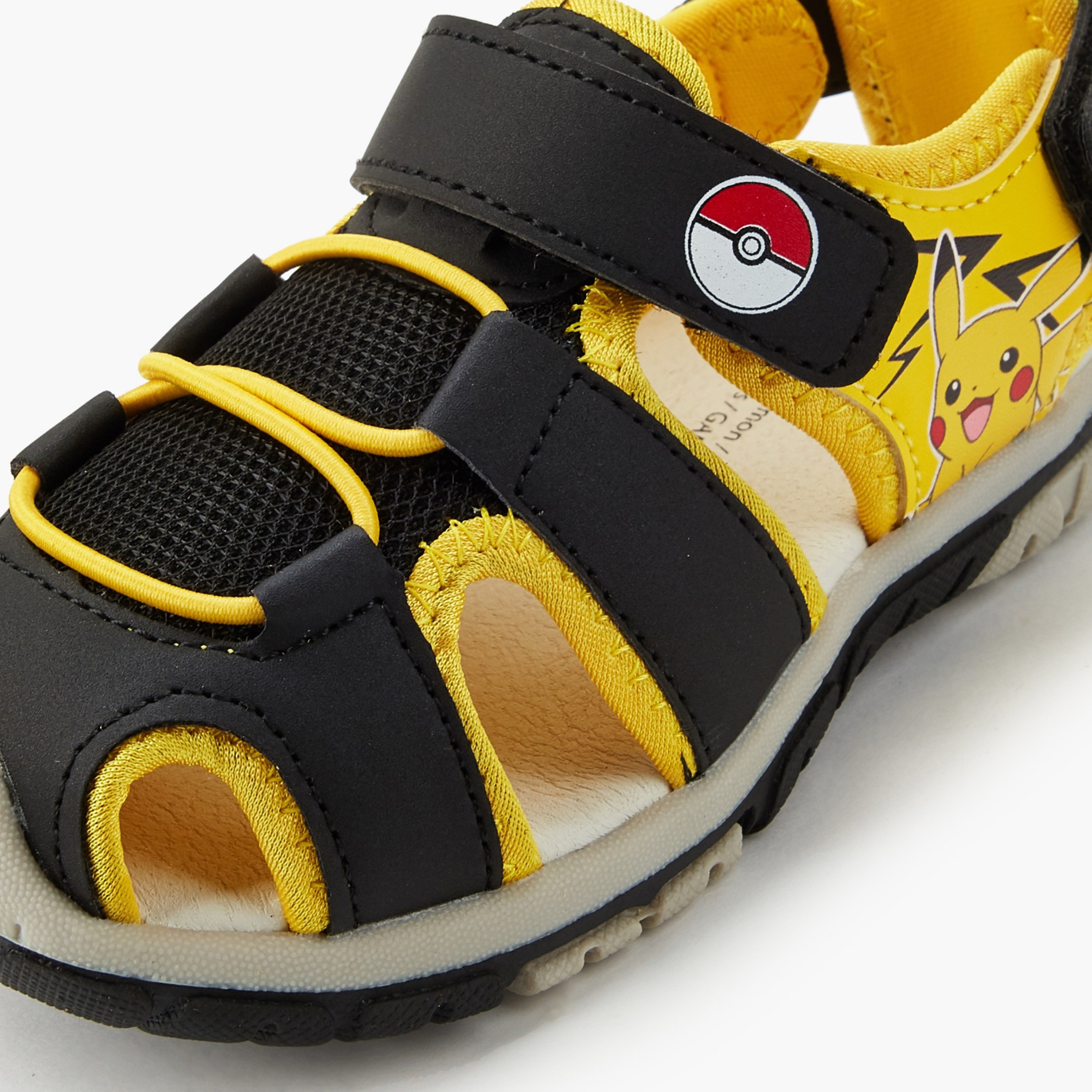 صندل بطبعات بوكيمون بشريط إغلاق لاصق للأولاد-boys-shoes-sandals-image-4
