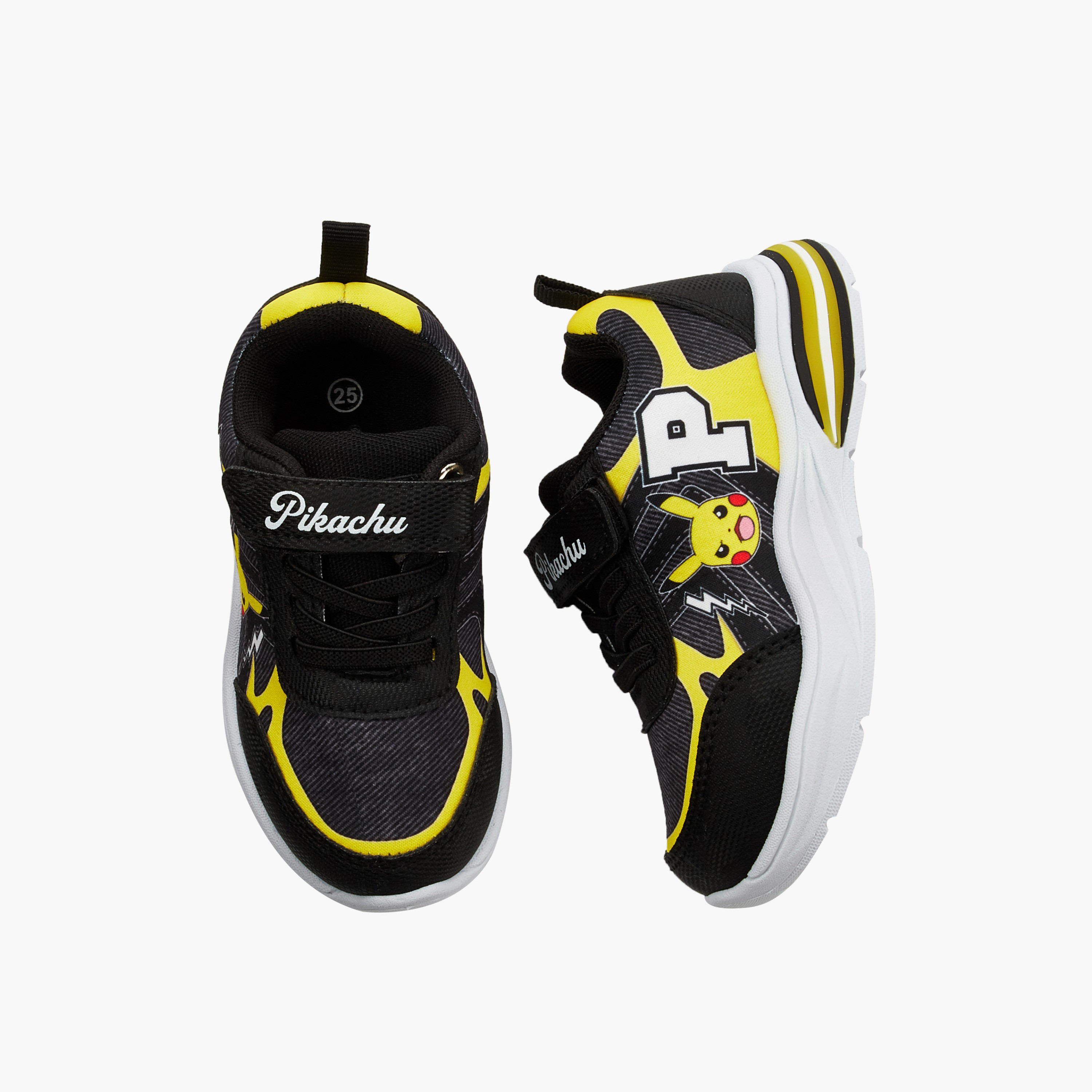 Pokemon Boys Light-Up Hook & Loop Ankle Sneakers-boys-shoes-sneakers-image-1